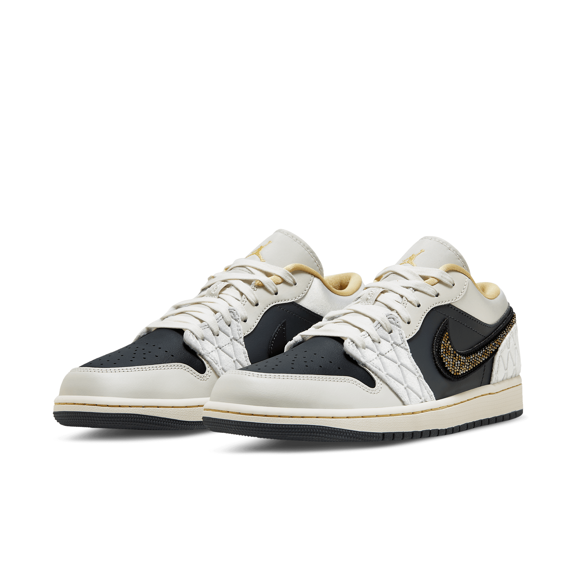 Jordan 1 Low SE Beaded Swoosh - DV1762-001 Release Info
