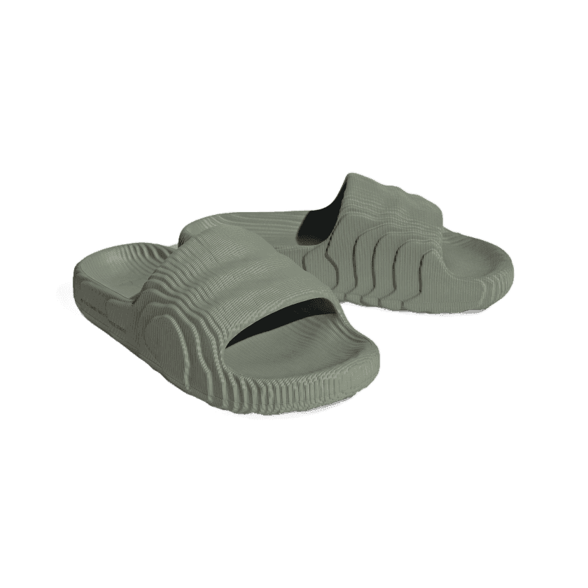 Silver shop adidas slides