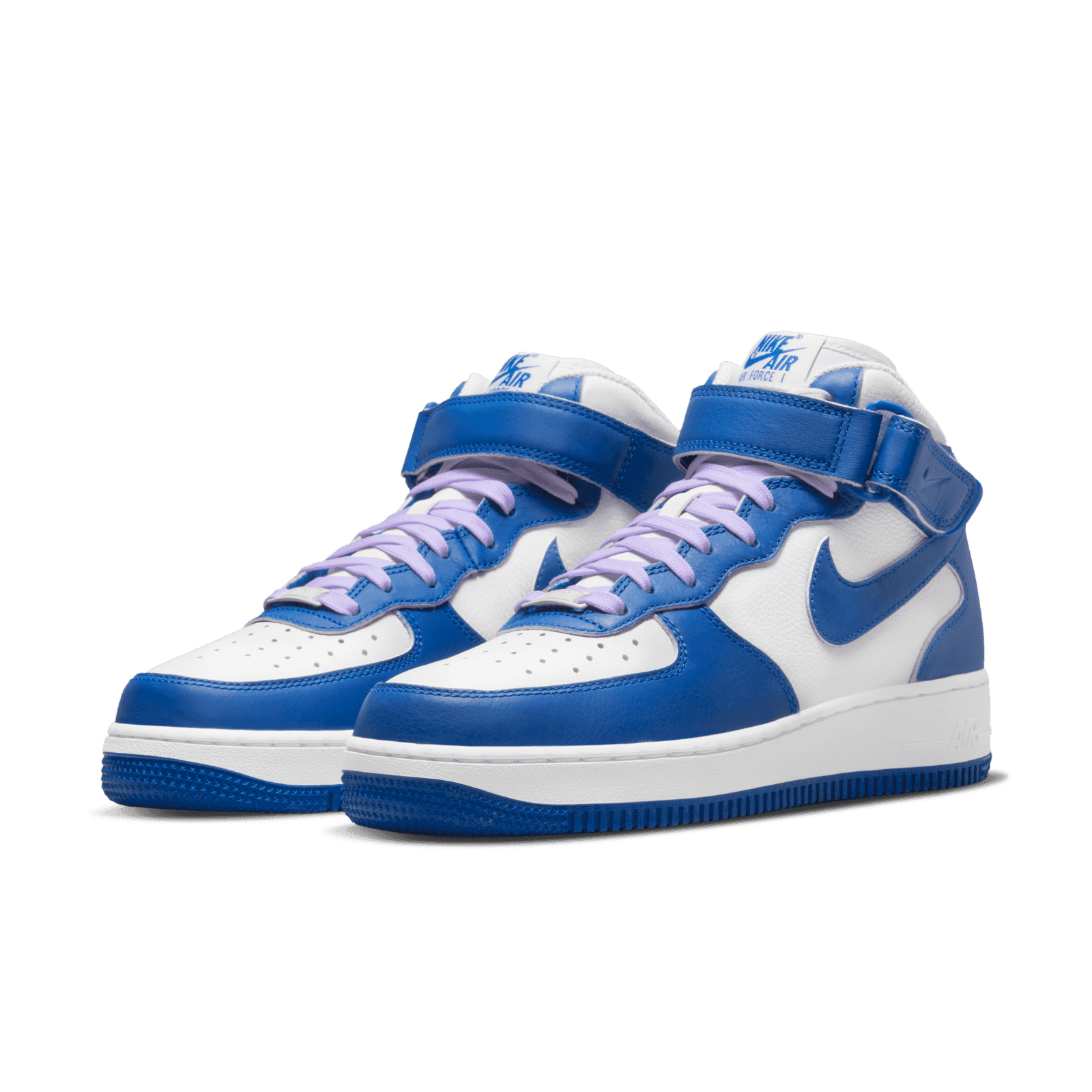 blue nike air force 1 mid custom