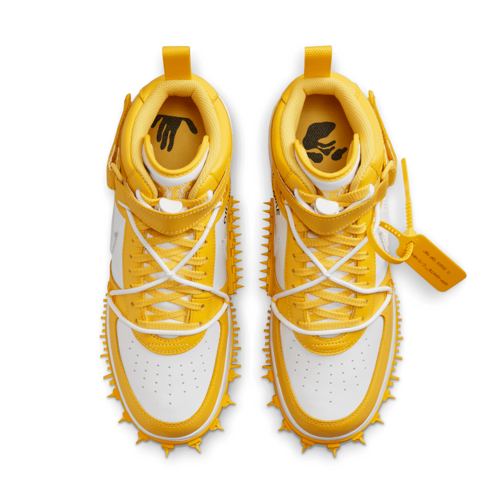 Nike Air Force 1 Mid SP Off-White Varsity Maize - DR0500-101 Nike Air Force 1 Mid SP Off-White Varsity Maize - DR0500-101