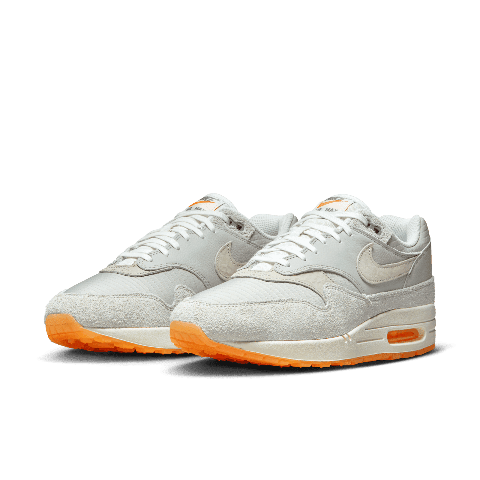 Nike Air Max 1 Premium Light Iron Ore Total Orange - FQ8731