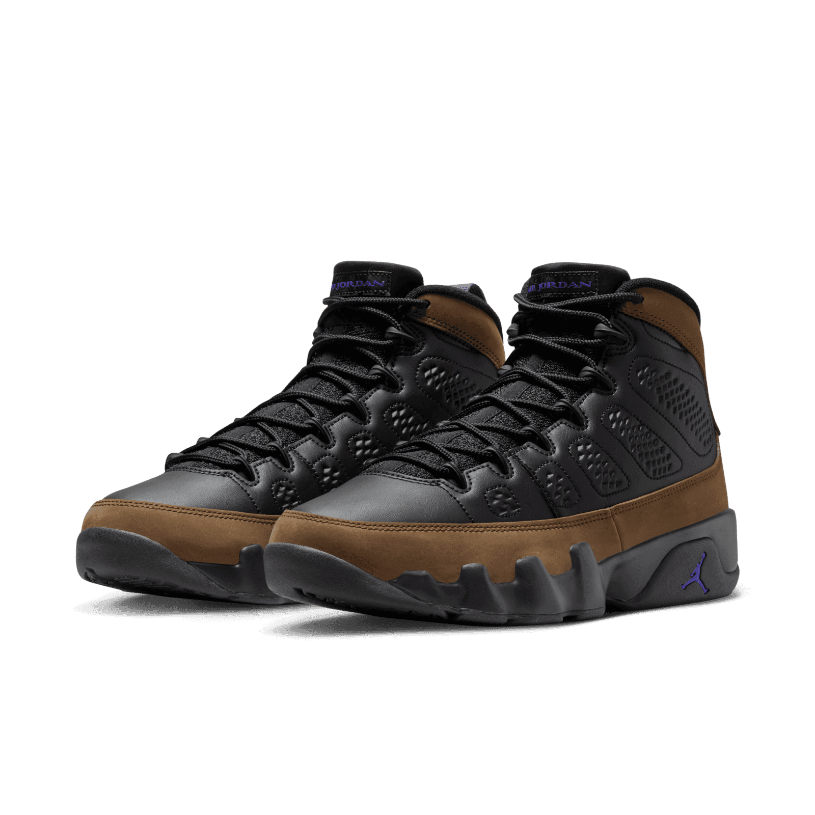 靴 NIKE AIR JORDAN9 \"OLIVE CONCORD\" US7 Air Jordan 9 Olive Concord - YouTube