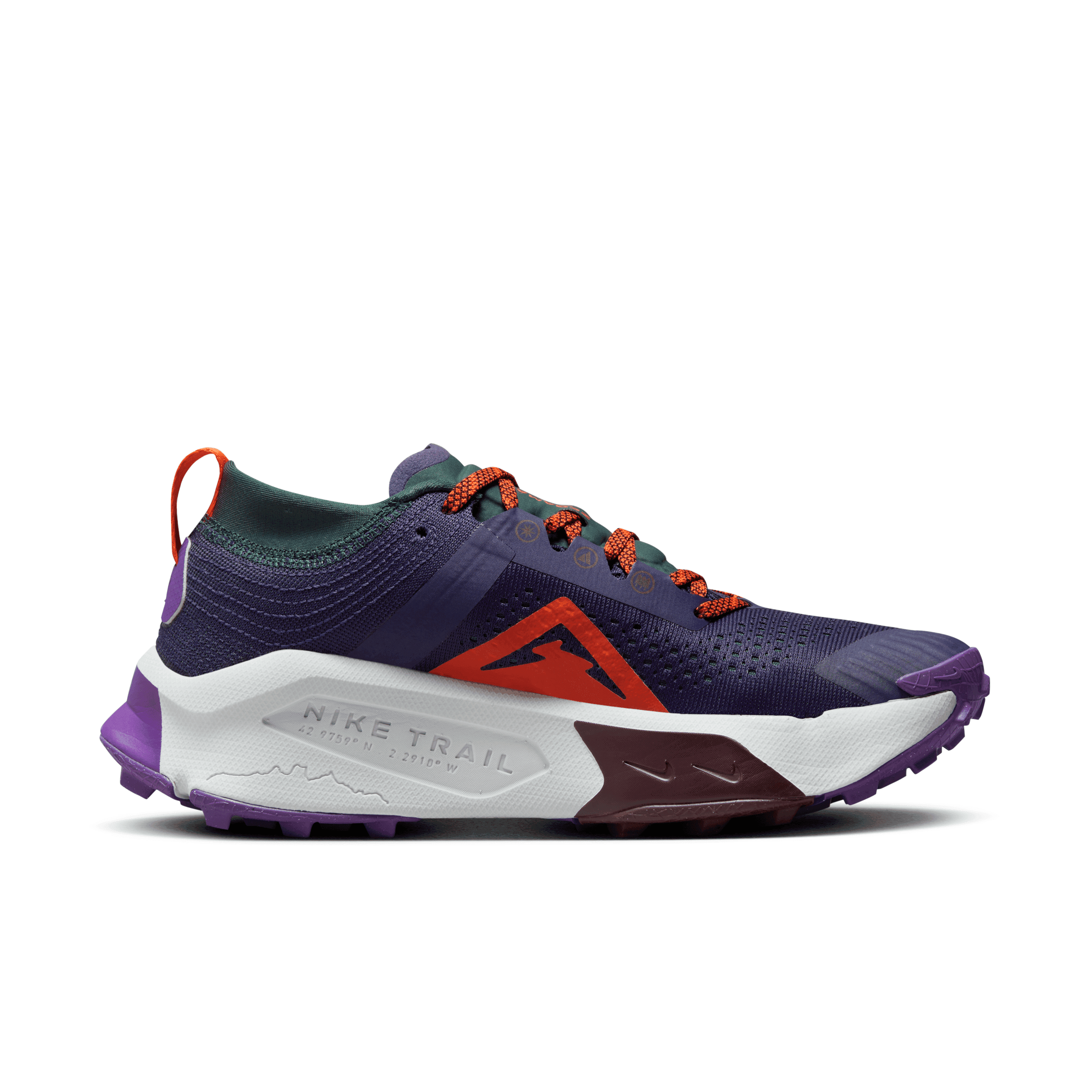 Nike ZoomX Zegama 'Purple Ink Safety Orange' (W) - DH0625-500