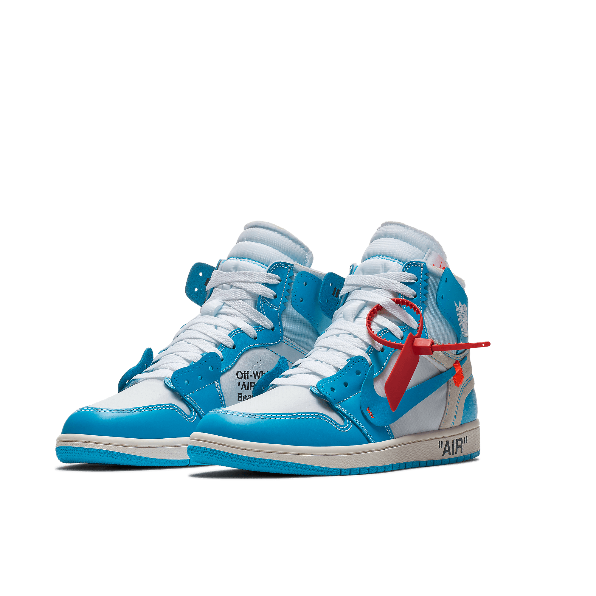 Aj1 off white university blue shop