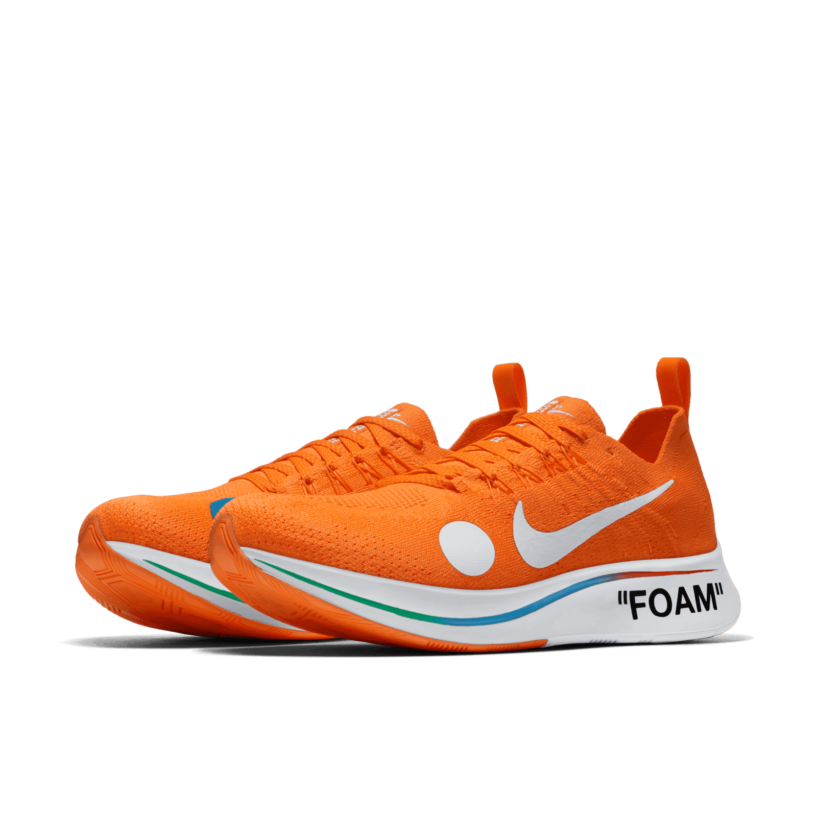 Nike Zoom Fly Mercurial Off-White Total Orange - AO2115-800