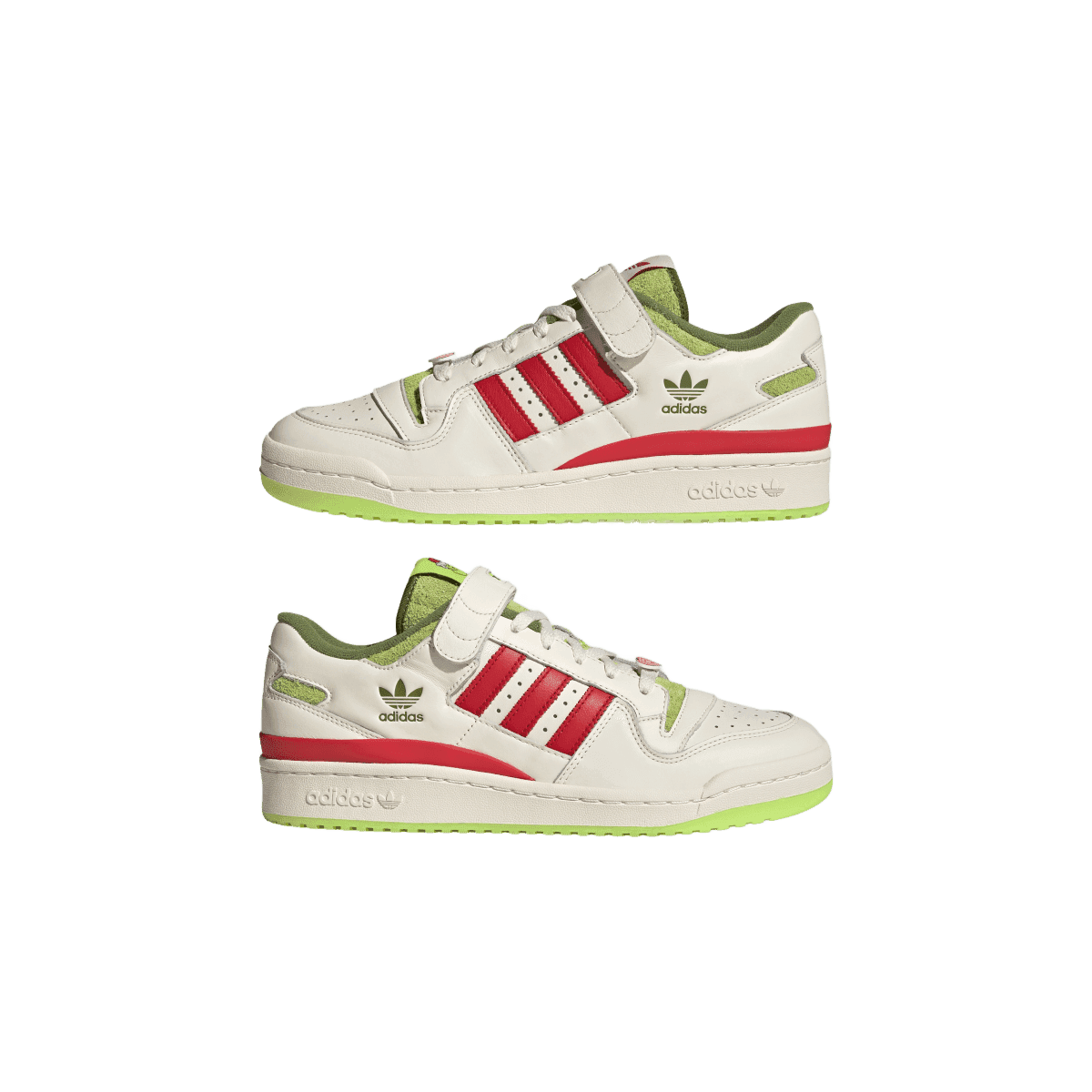 adidas gazelle silver green womens Forum Low The Grinch Shoes HP6772