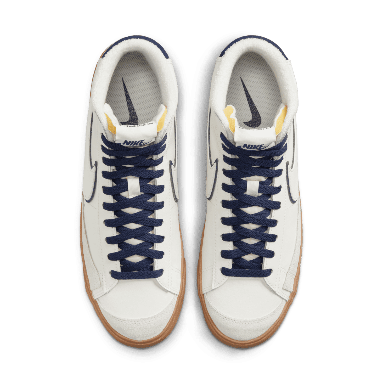 Nike Blazer Mid ‘77 Premium Mens Sz 13 Sail Navy Gum Sneakers DQ7672-100 NIKE Blazer Mid  main image 3