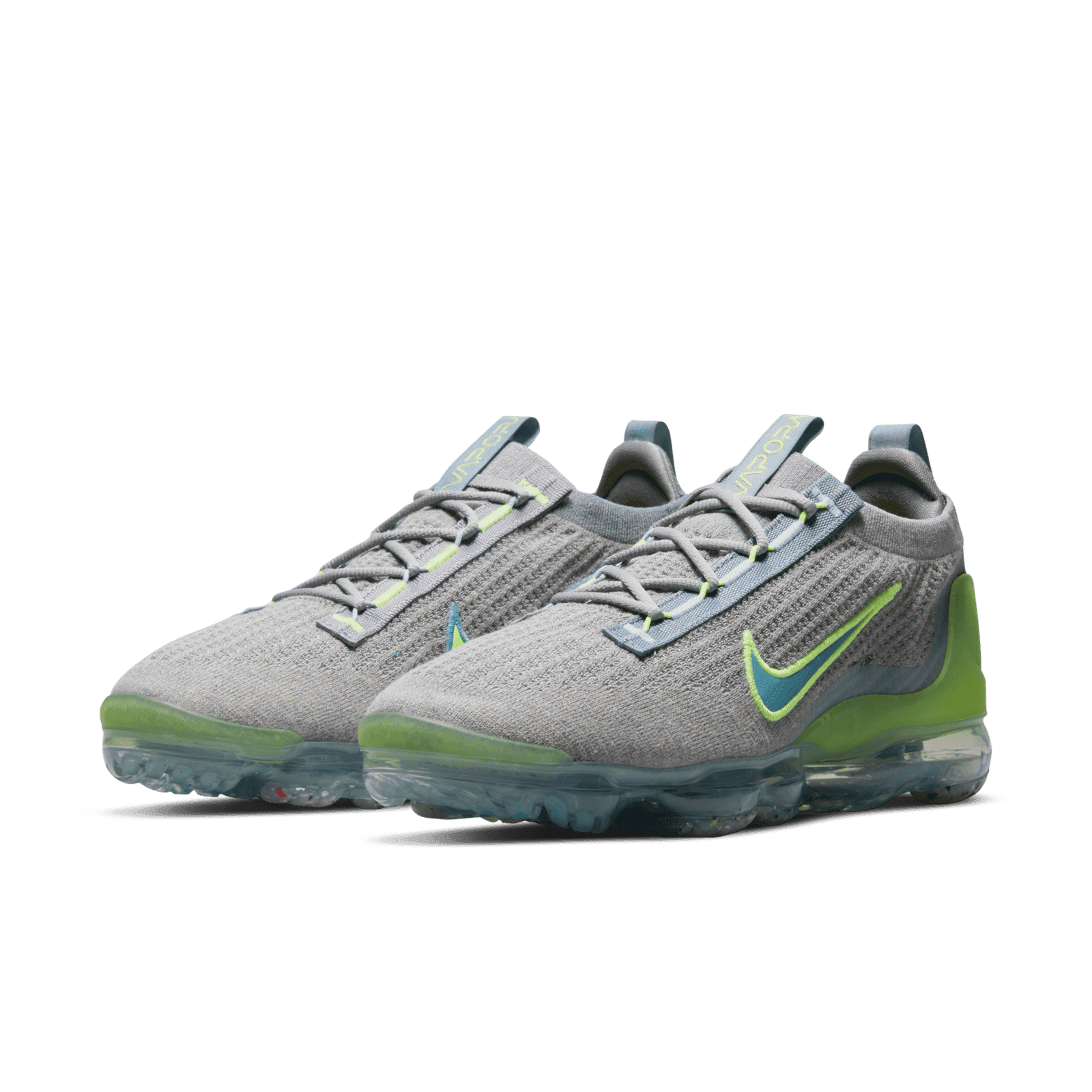Nike Air VaporMax 2021 Flyknit 'Grey Light Liquid Lime