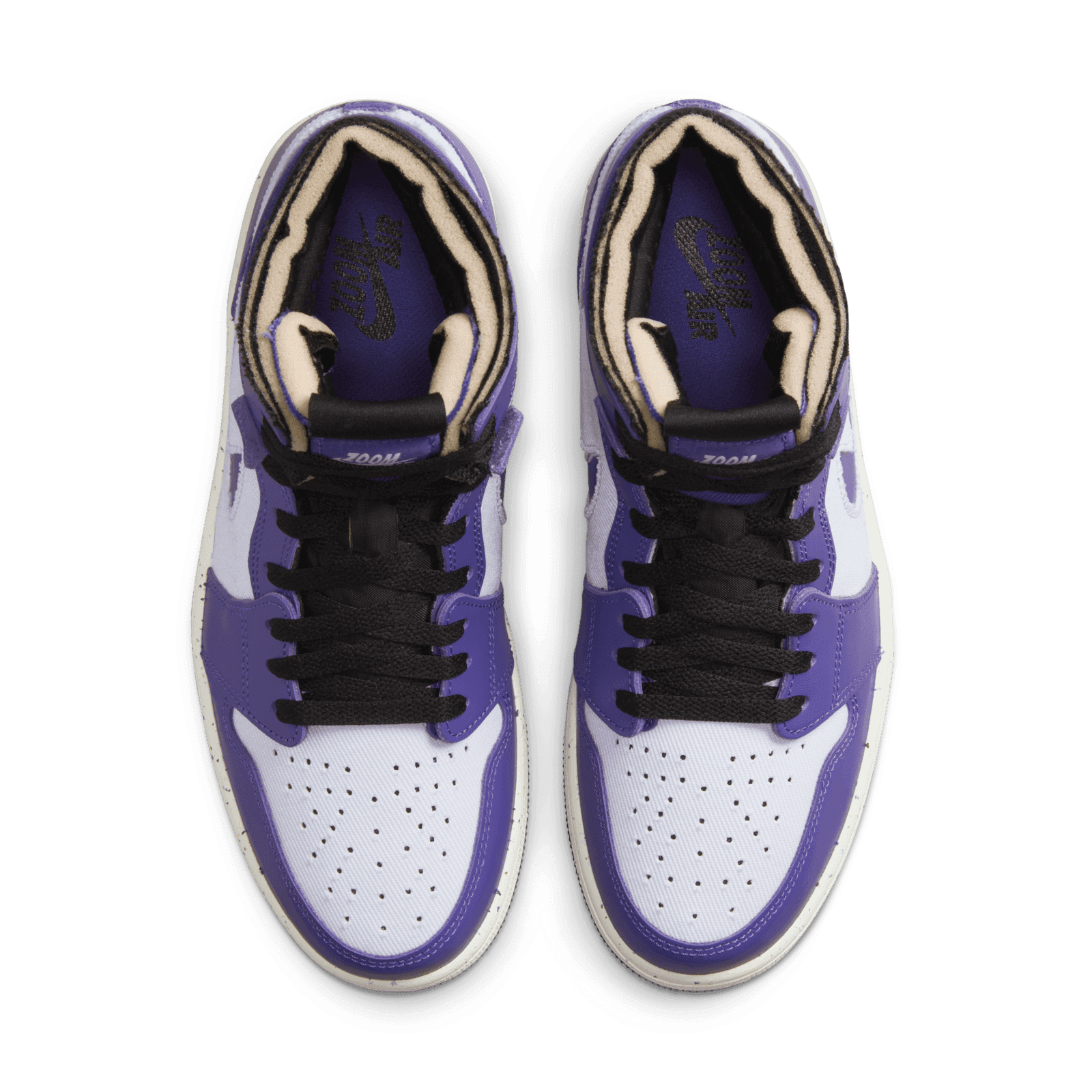 purple toe 1s