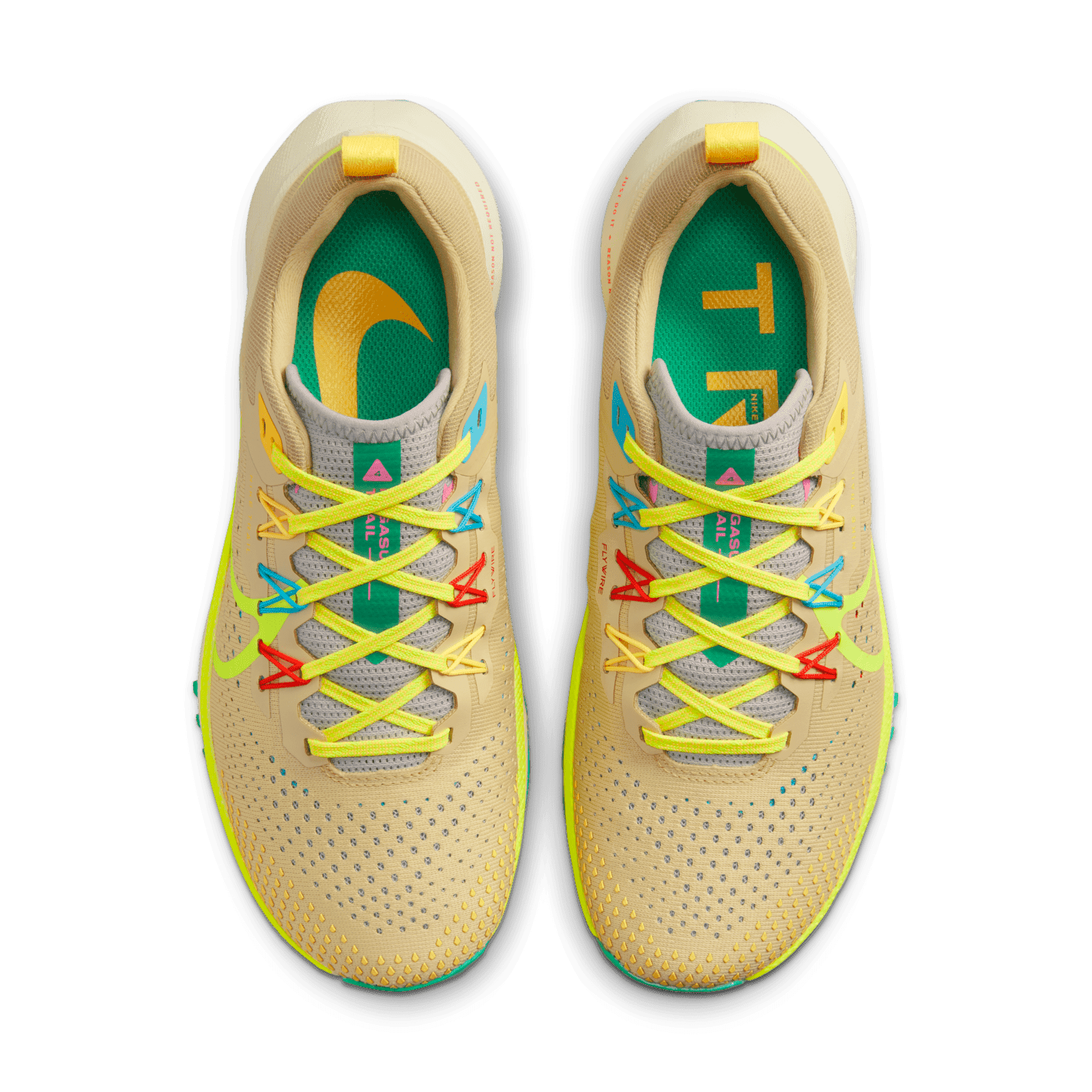 Nike React Pegasus Trail 4 Mens 11.5 Team Gold Volt Running Shoes Hiking Summer Cut in half: Nike Pegasus Trail 4 Review | RunRepeat main image 3
