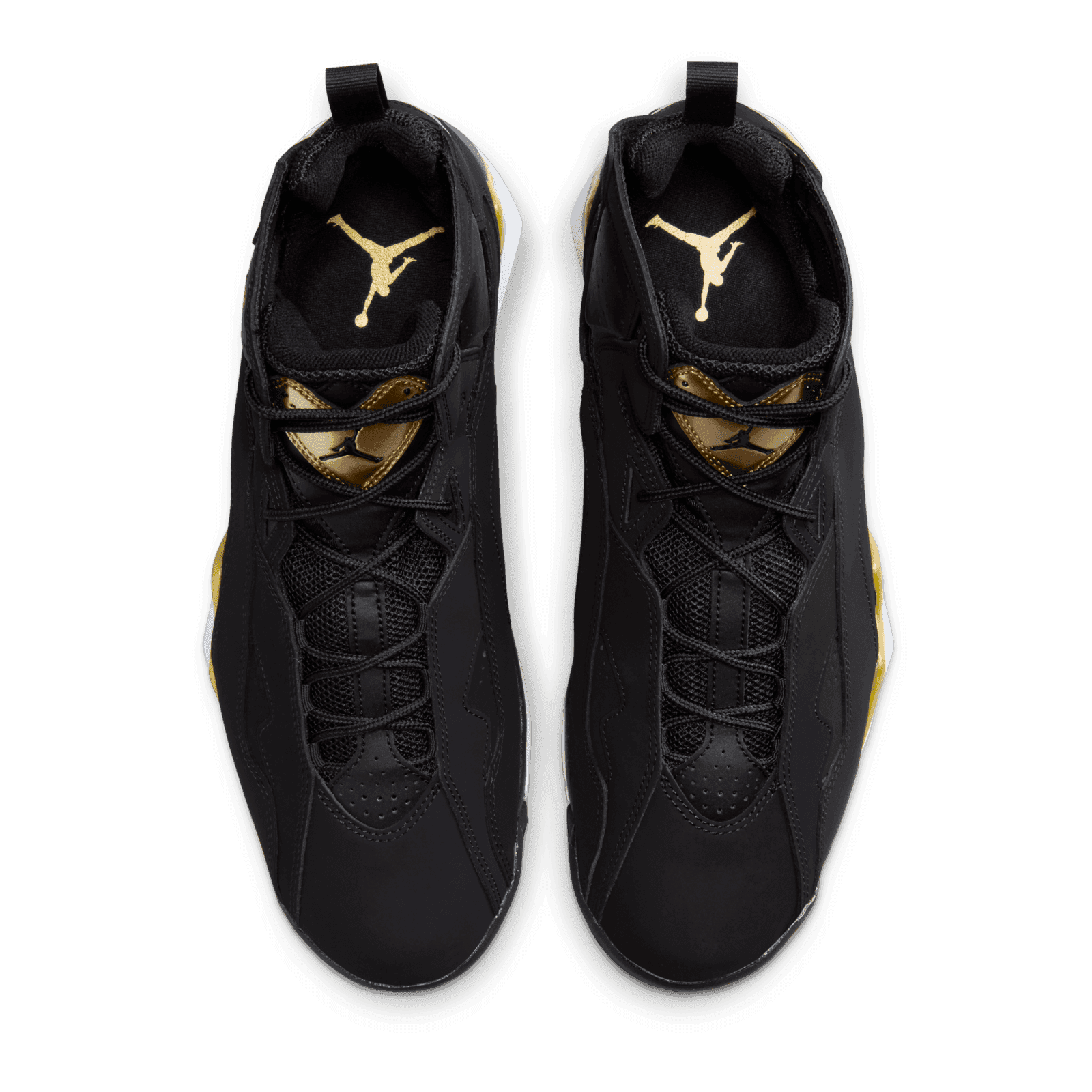 Jordan True Flight Mens Black Metallic Gold Basketball Shoes 342964-070 Size 11 Jordan True Flight  main image 2