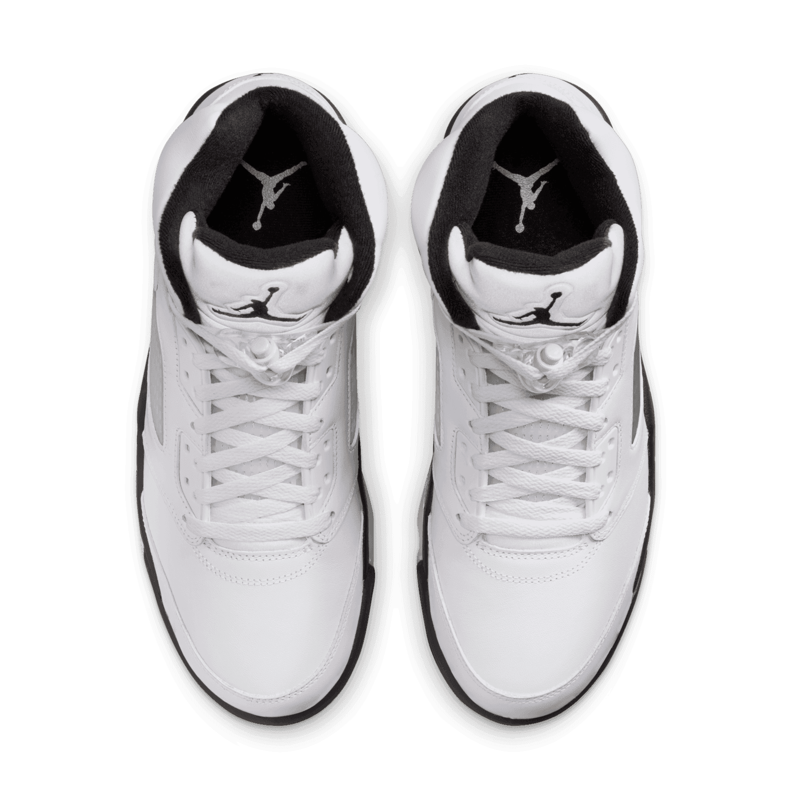 Air Jordan 5 Retro White Metallic Black - DD0587-110