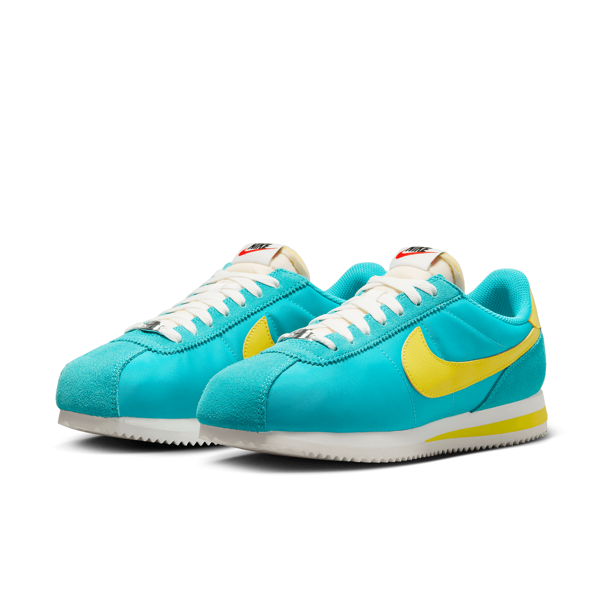 Nike Cortez Nylon Bleached Aqua Vivid Sulfur - HF0118-300
