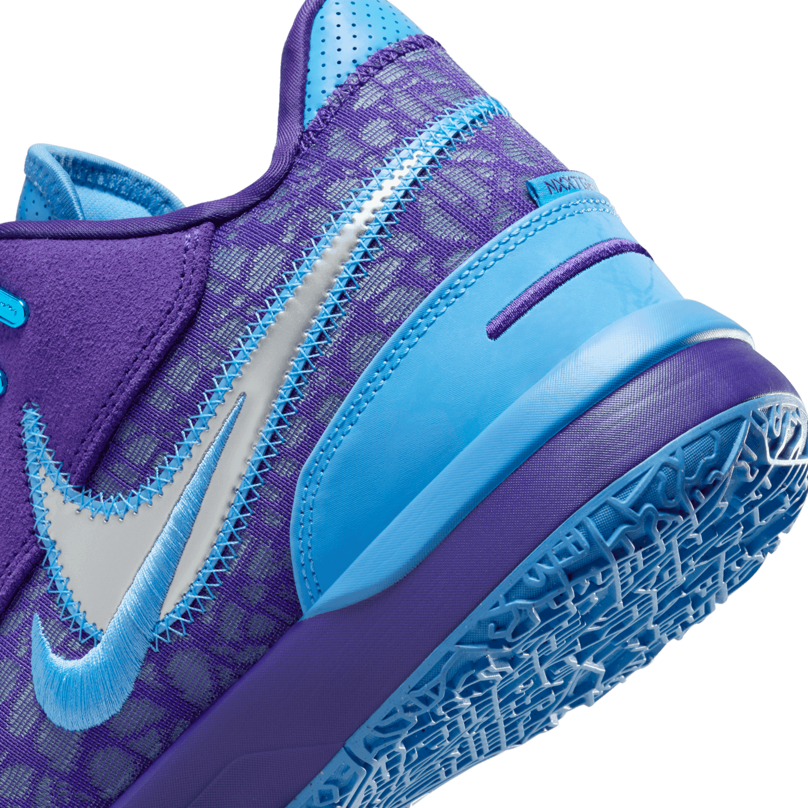 Nike Zoom LeBron NXXT Gen AMPD Violet Mist Purple Blue FJ1566-500 Mens 13 Nike Zoom LeBron NXXT Gen Ampd Summit Lake Hornets FJ1566  main image 2