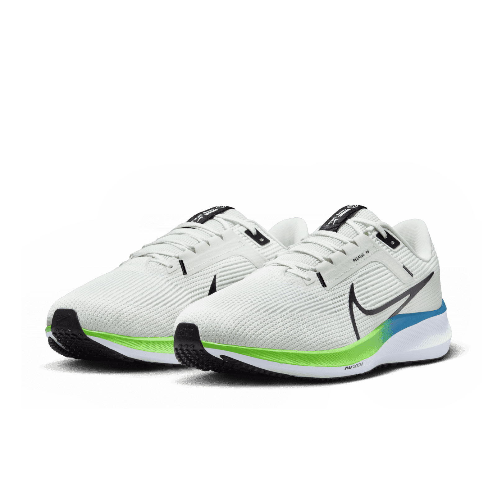 Nike Air Zoom Pegasus 40 Extra Wide Platinum Tint Green Strike