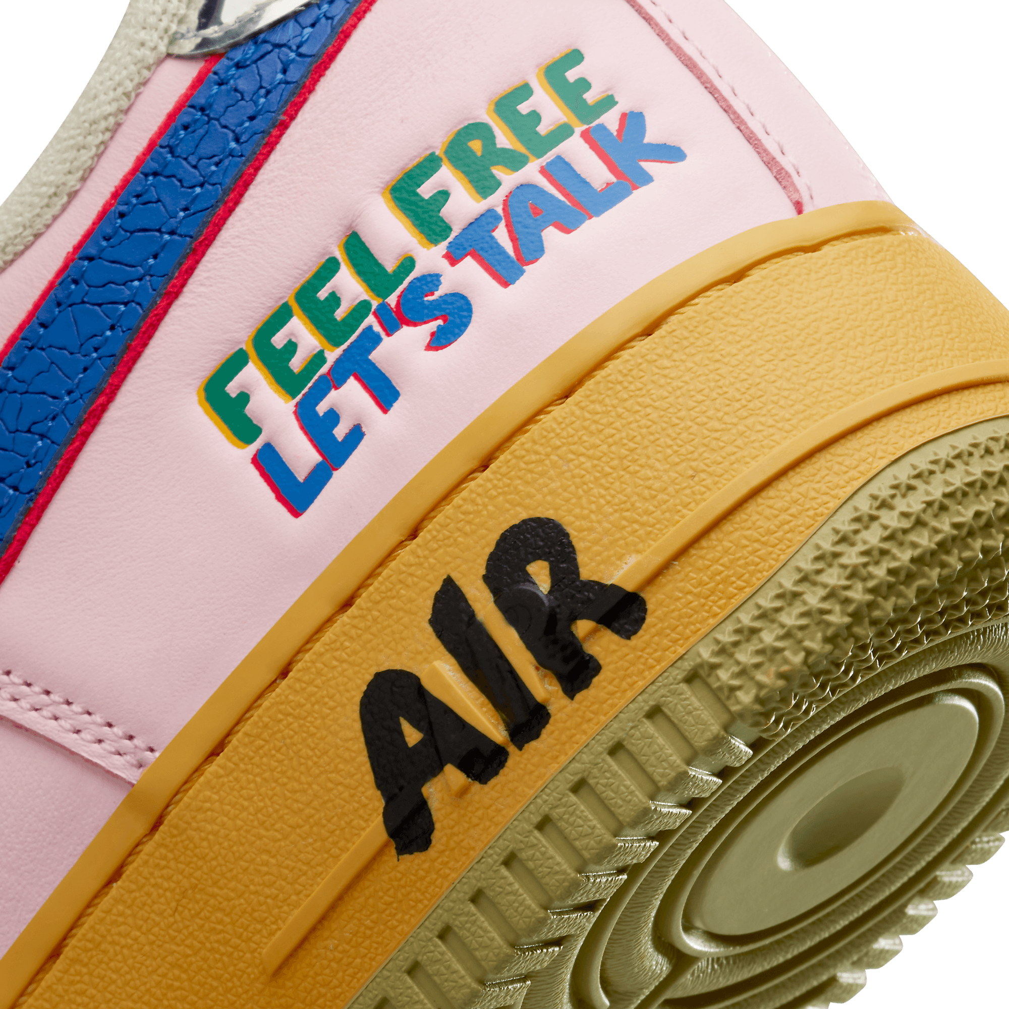 Air Force 1 Low 'Feel Free, Let's Talk' - Nike - DX2667 600
