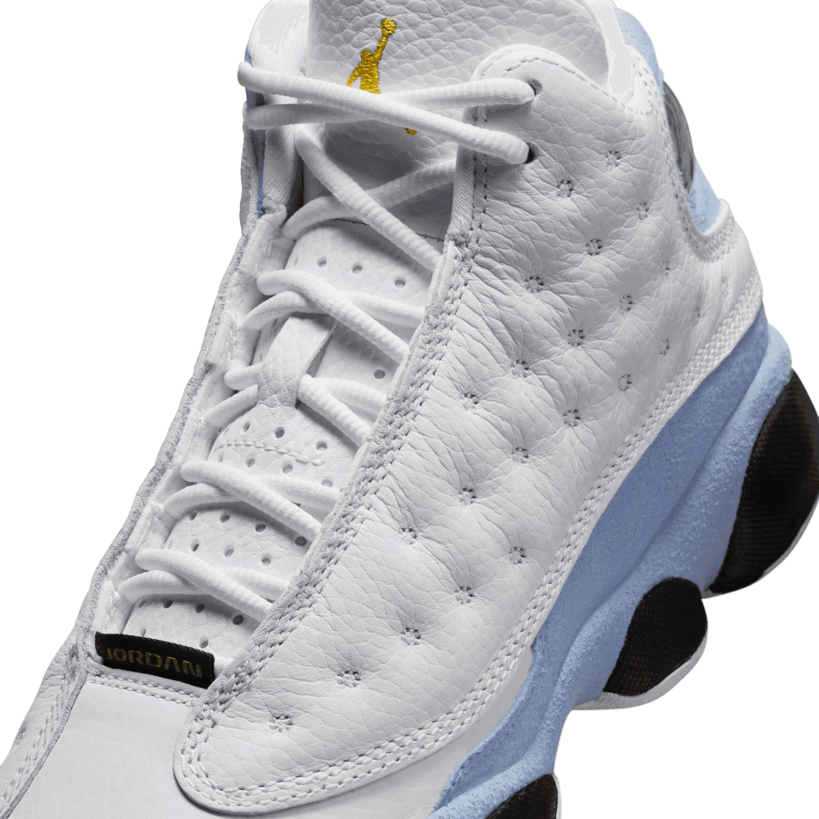 Jordan 13 hotsell blue and gray