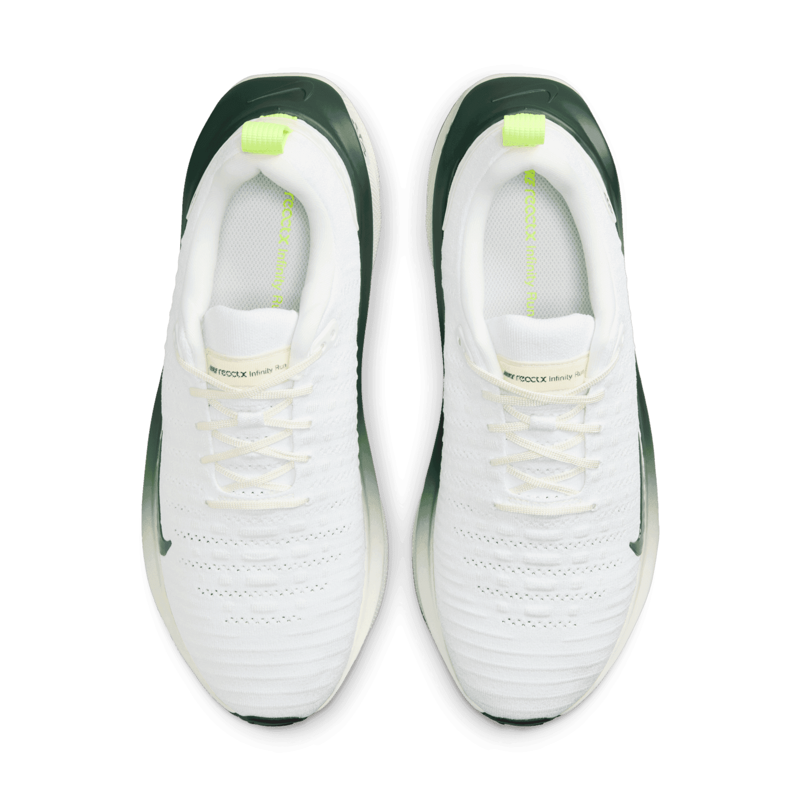 MEN NIKE FZ4019 100 REACTX INFINITY RUN 4 RUNNING WHITE/GREEN SHOES Size 9.5 Amazon.com | Nike InfinityRN 4 Men main image 2