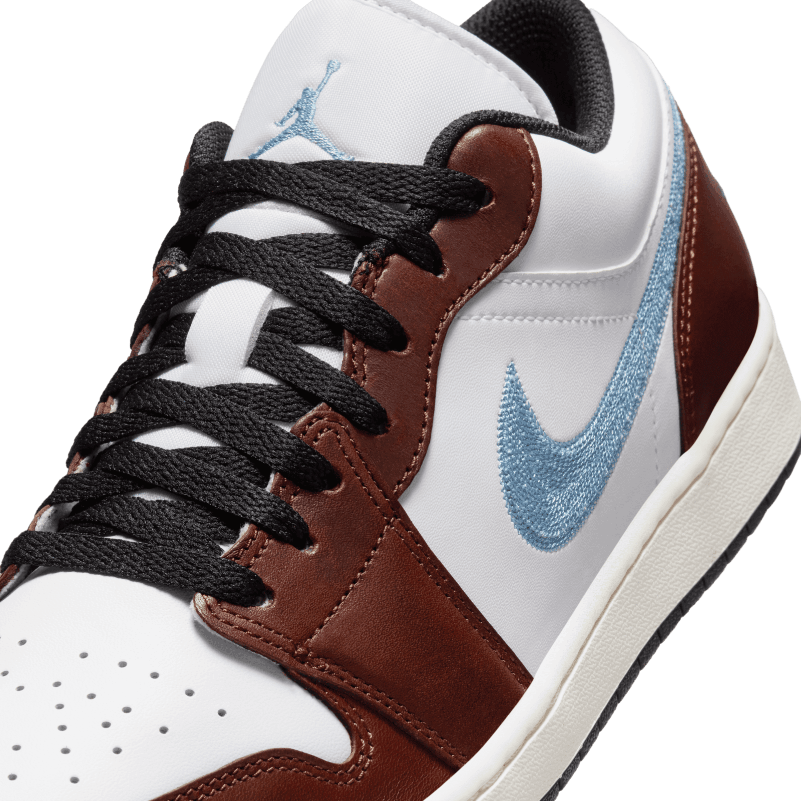 Air Jordan 1 Retro Low SE Brown Blue Grey - FQ7832-142