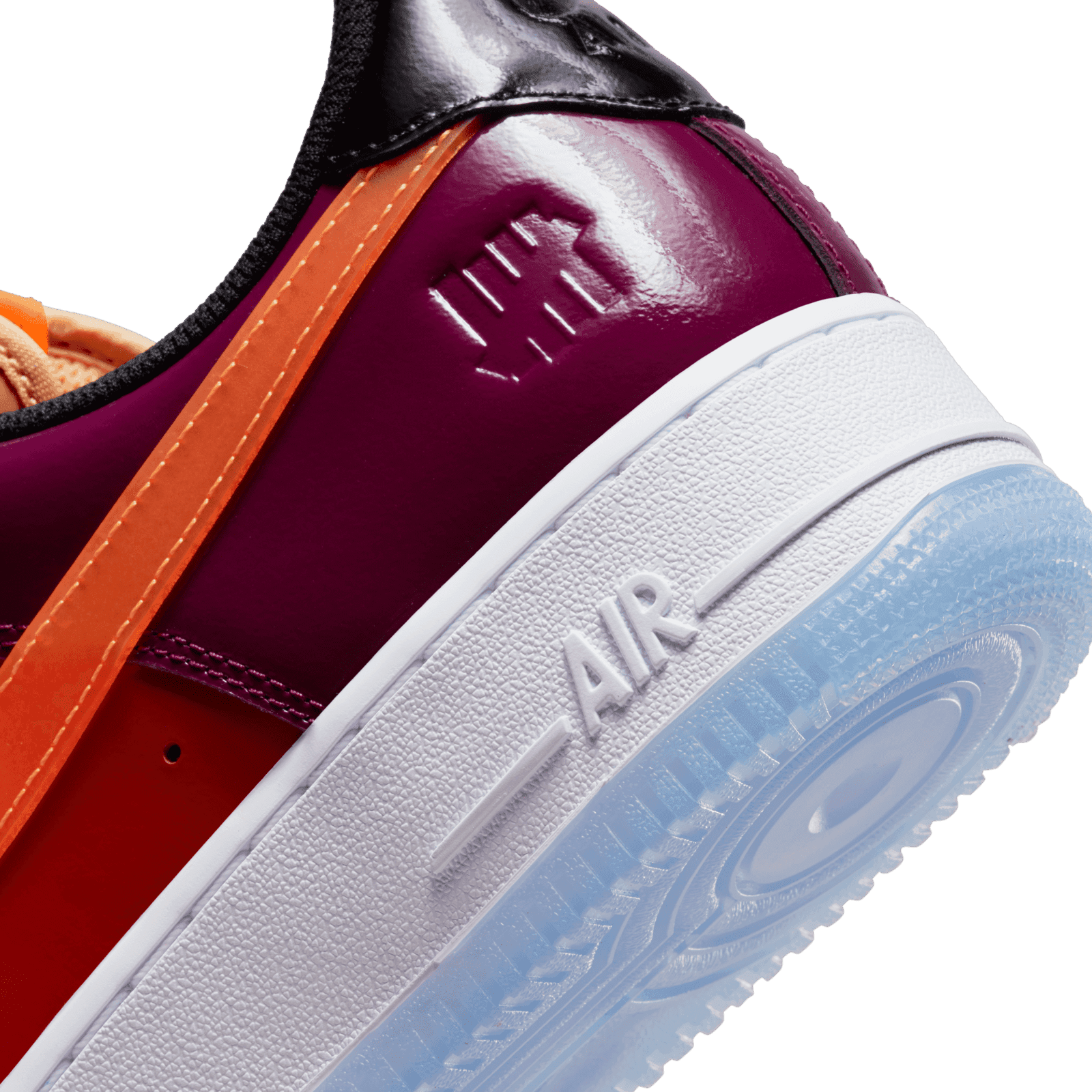 Nike Size 15 Air Force 1 Low SP X Undefeated Patent Total Orange 2022 DV5255 400 nike-air-force-1-low-  main image 2