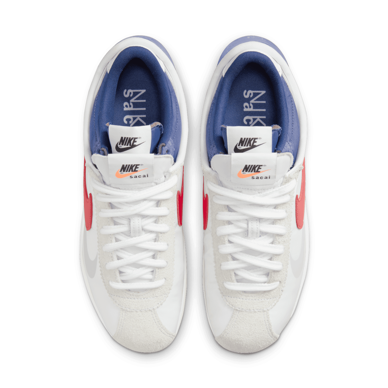 Sacai x Nike Cortez 4.0 White University Red Blue Light Cream DQ0581-100 US 12 ee249a46-3eff-4517-b1b2-  main image 4