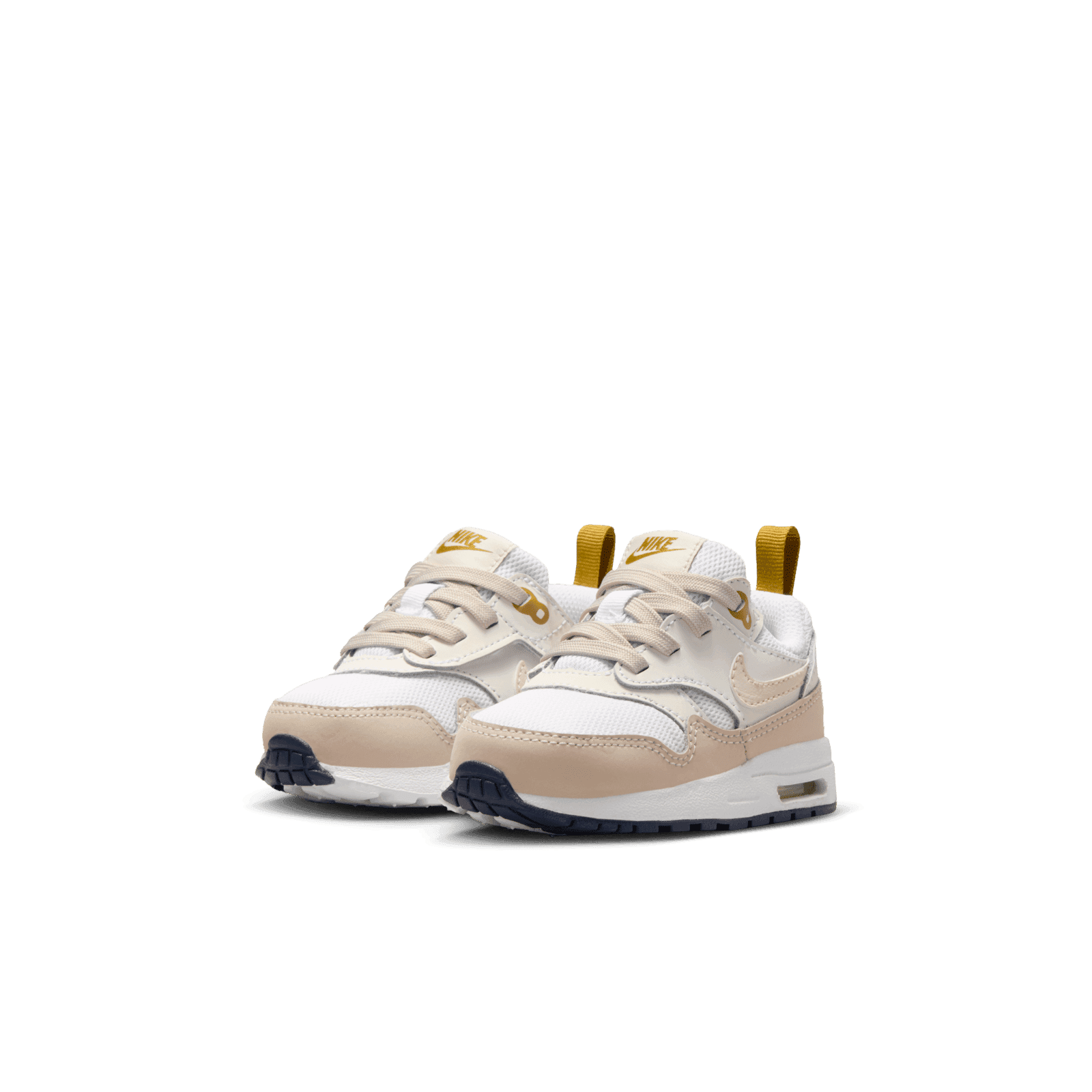 Nike Air Max 1 EasyOn TD 'White Light Orewood Brown' - DZ3309-103