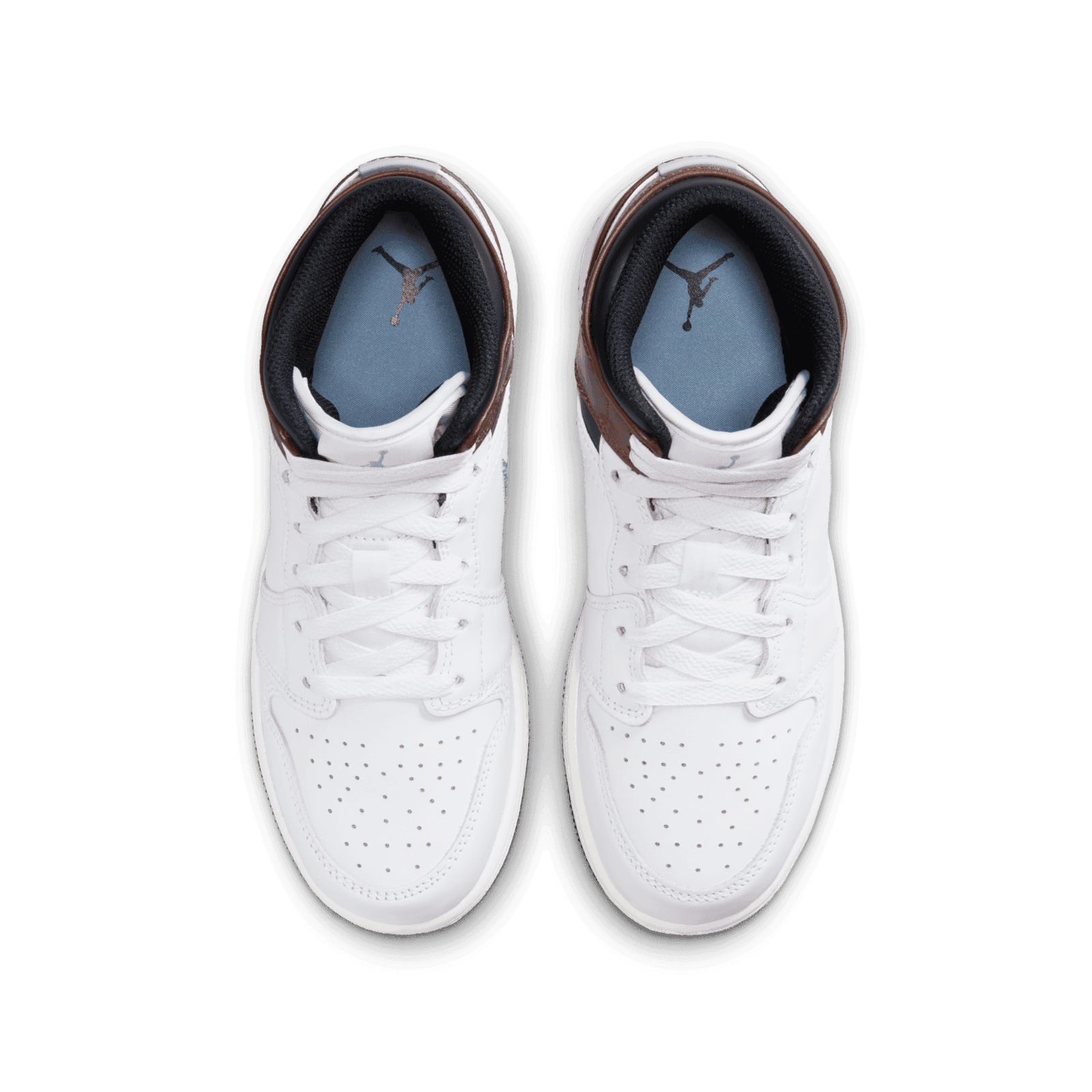 サナページ Air Jordan 1 Mid SE GS 'White Blue Grey' - FQ8162-142