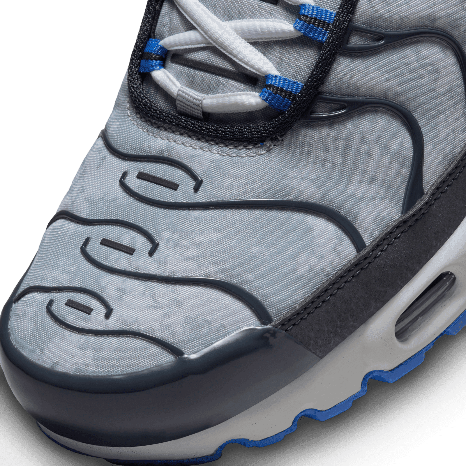 Nike Air Max Plus \'World Cup Social FC\' Smoke Gray Sneakers Size 10.5 DQ3981-001 Nike Air Max Plus Tn SE Social FC Smoke Grey Blue White Mens  main image 4