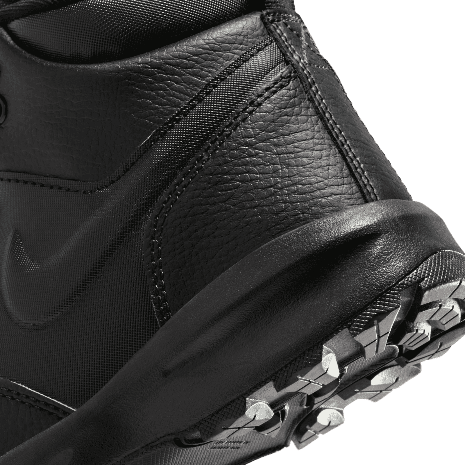 Nike Manoa Leather GS 'Triple Black' - BQ5372-001 Raffles & Where