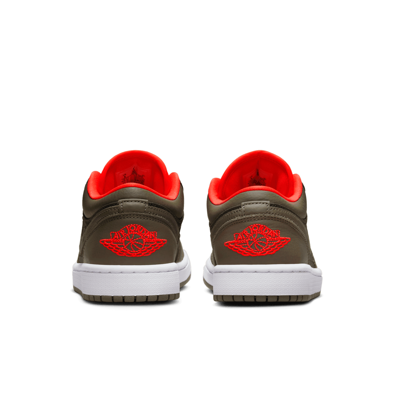 Air Jordan 1 Low SE Light Olive Bright Crimson (W) - DQ6076