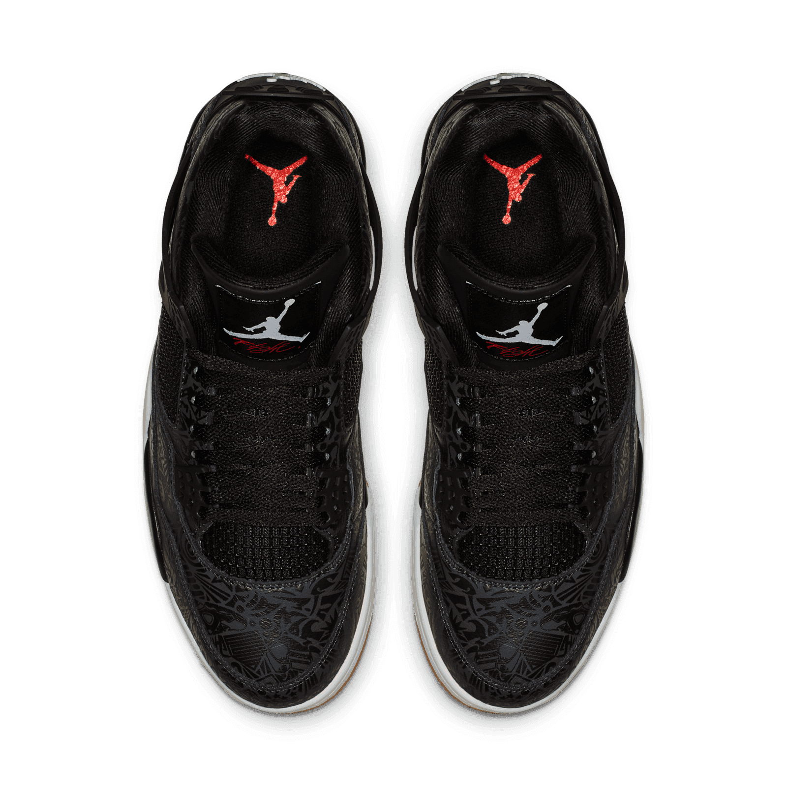 HOT Gum Sole Air Jordan Black Gum Gum Bottom Jordan Laser