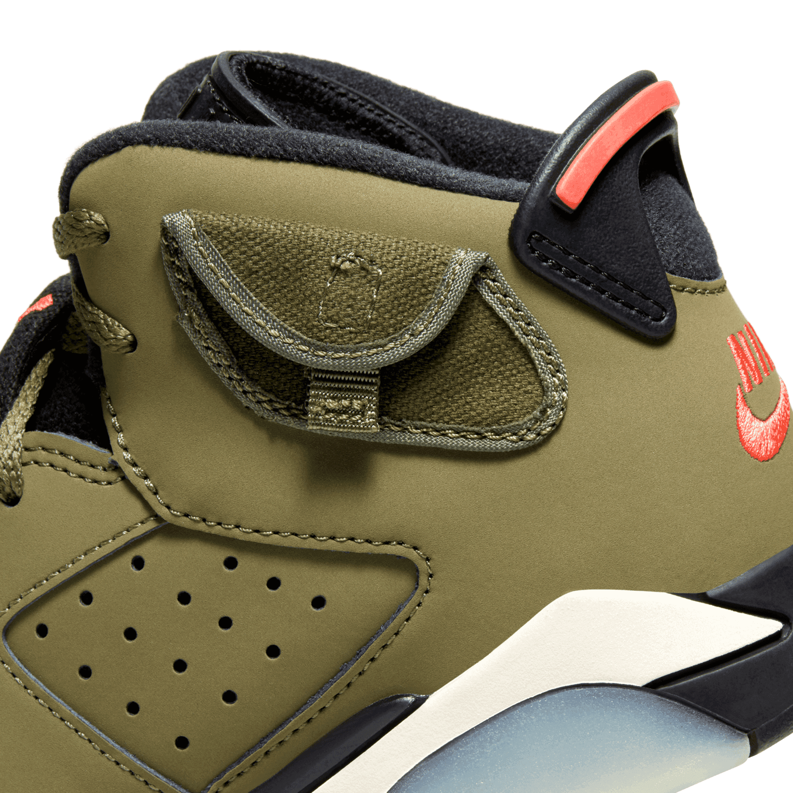 Travis Scott x Air Jordan 6 Retro 'Olive' (PS) - CQ3565-200