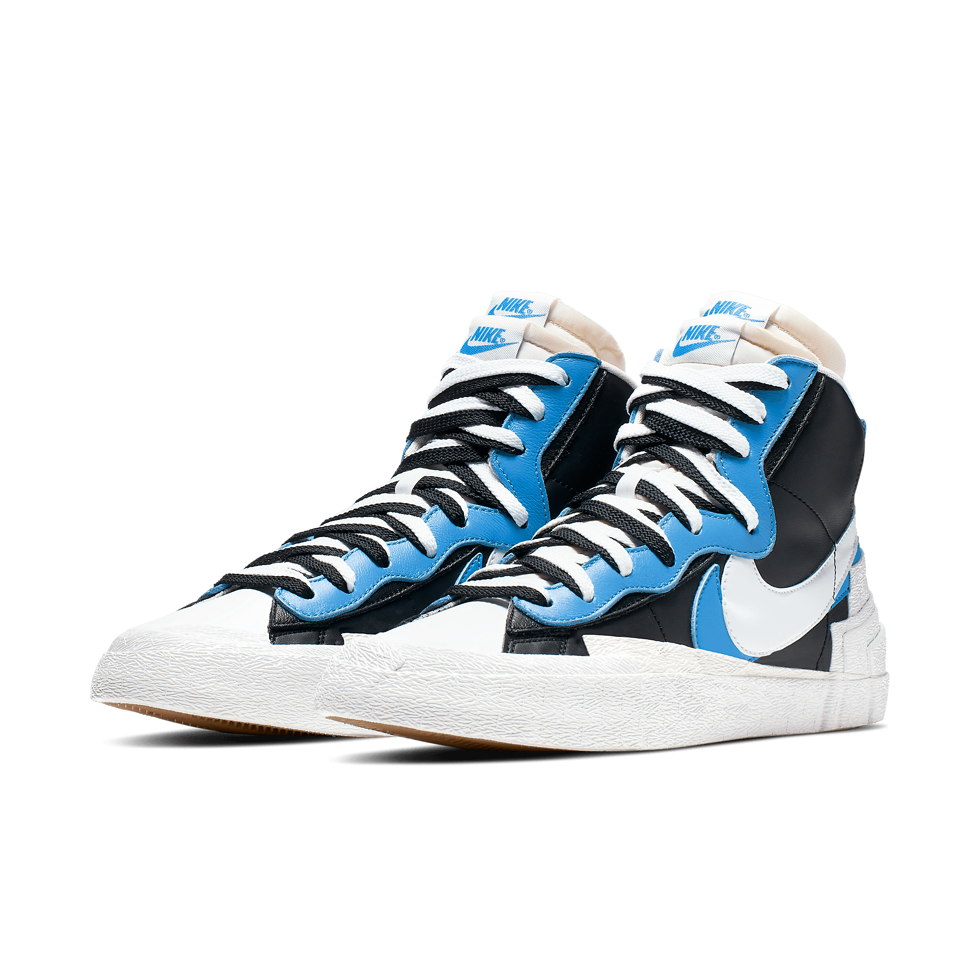 Nike sacai x Blazer Mid 'Black Blue' - BV0072-001 Raffles & Where