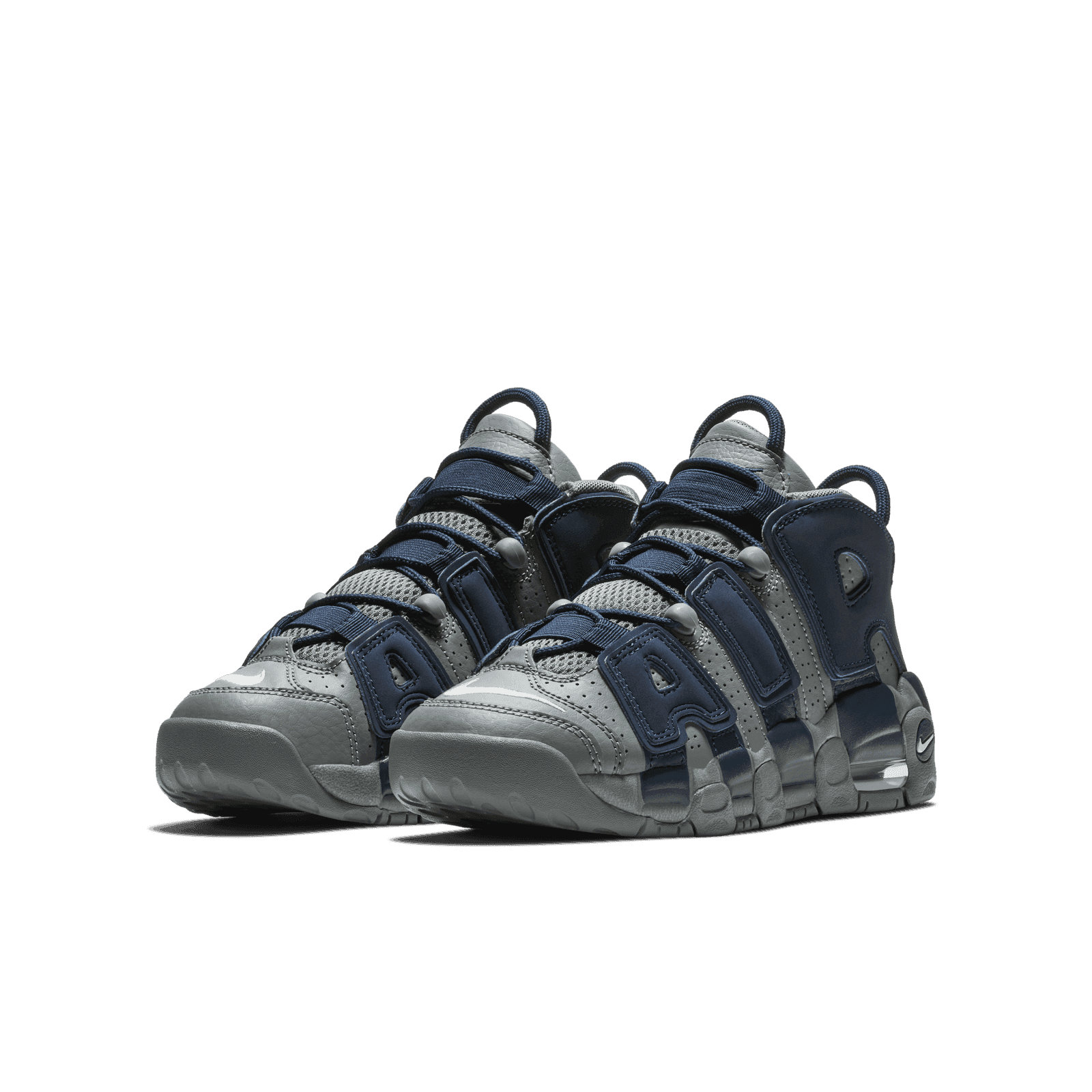 Nike Air More Uptempo Georgetown, Hoyas Cool Grey/White/Midnight Navy Men’s 9 Nike Air More Uptempo “Georgetown Hoyas” ?? meatpack.com  main image 2