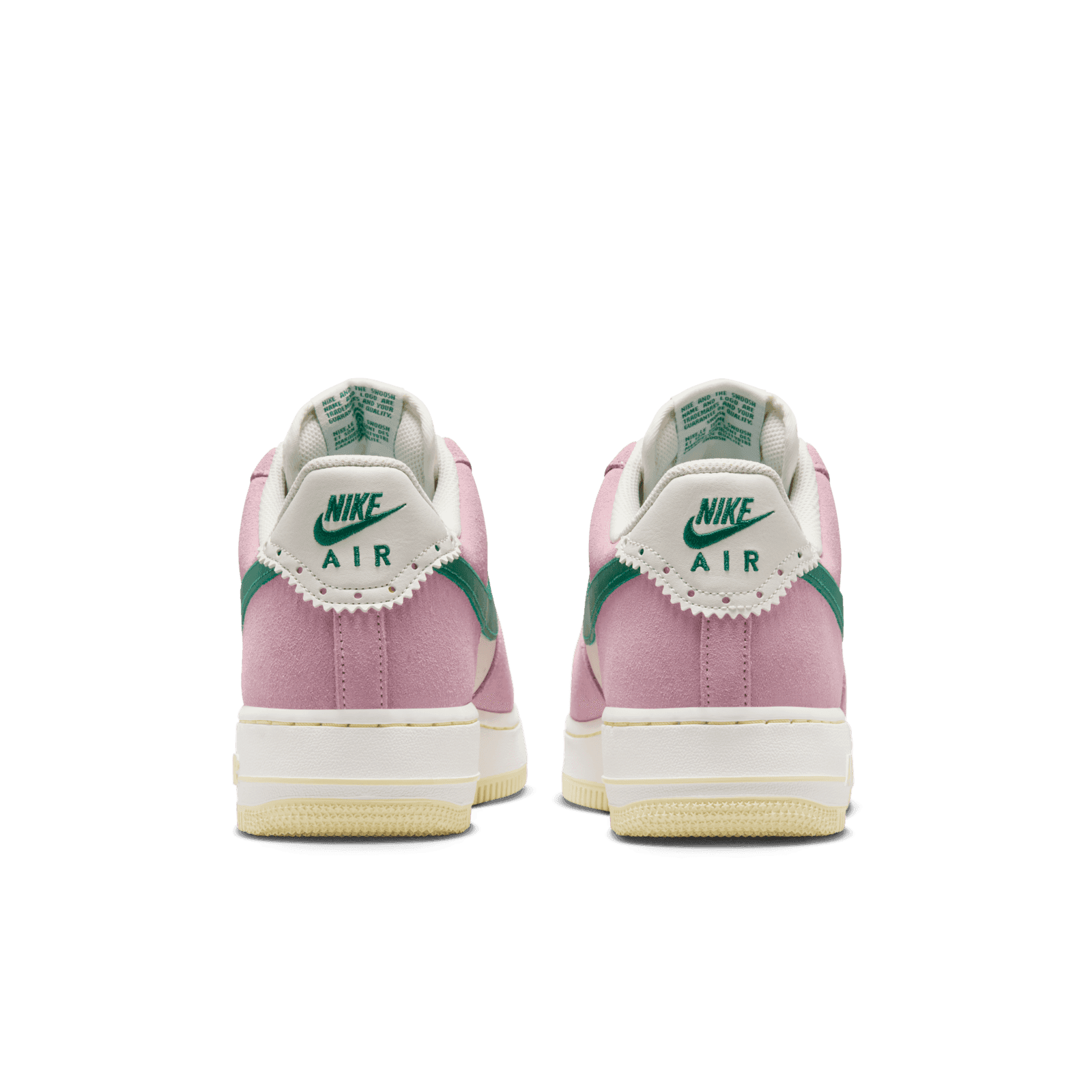 nike air force 1 green and pink