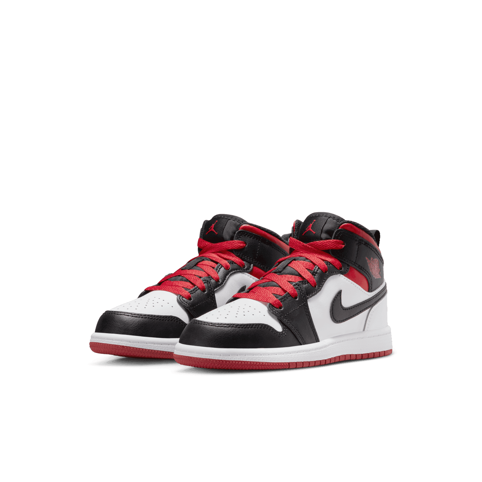 Air Jordan 1 Mid 'Gym Red Black Toe' (PS) - DQ8424-106
