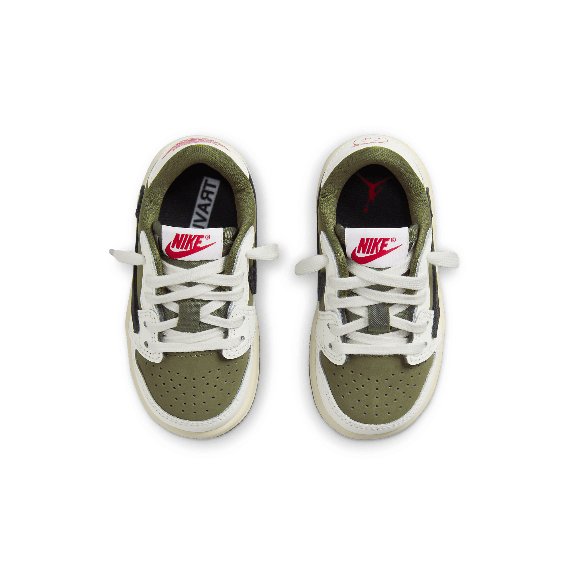 Travis Scott × Nike TD AirJordan1 Low OG Air Jordan 1 Retro Low OG Travis Scott Medium Olive (TD