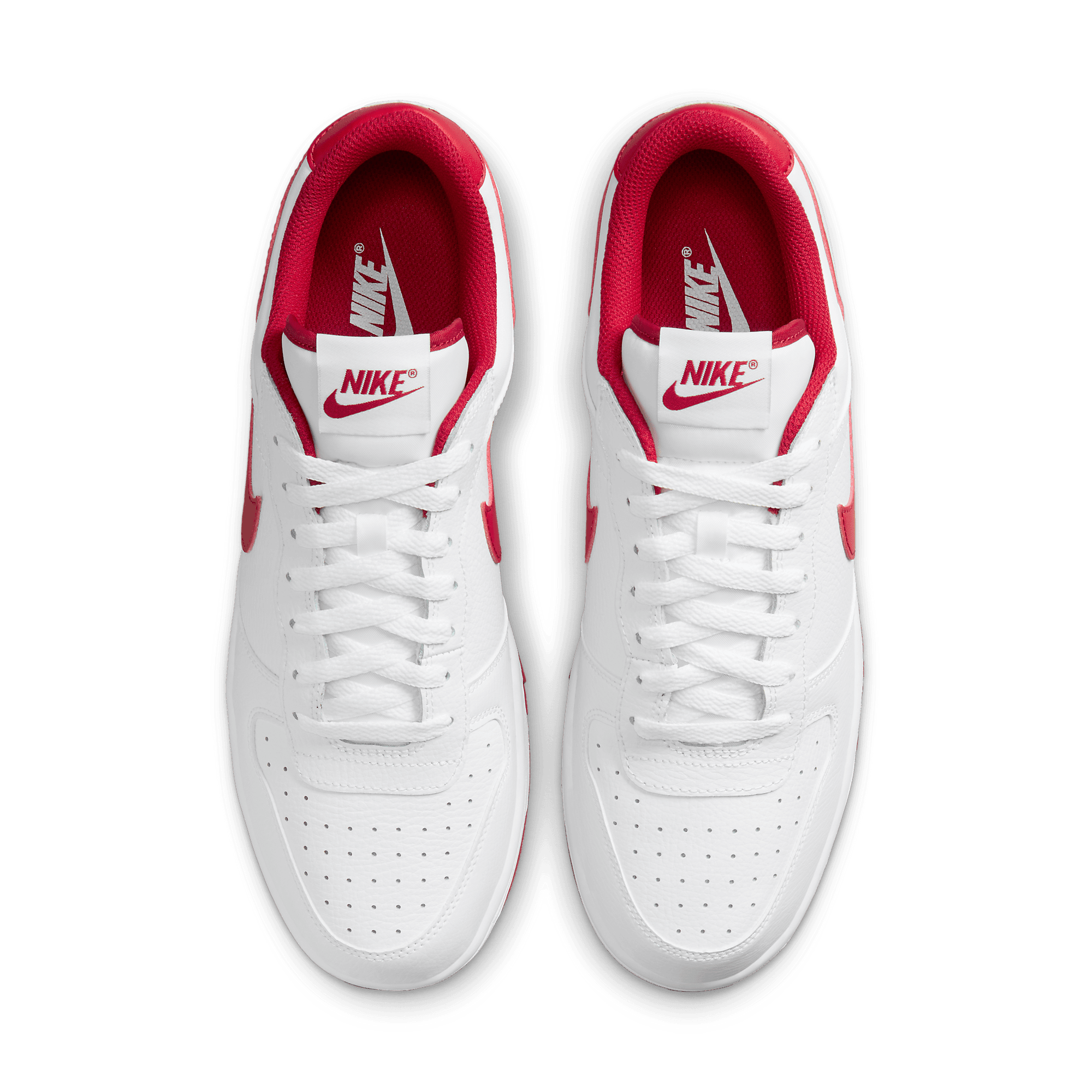 Nike Big Nike Low White Gym Red - 355152-150 Raffles & Where to Buy