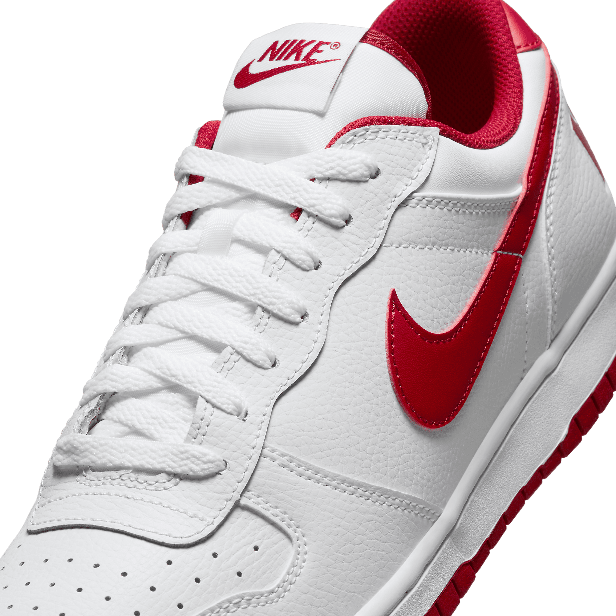 ◆正規品◆NIKE BIG NIKE LOW WHITE GYM RED◆関税込◆人気◆ Nike Big Nike Low White & Gym Red Shoes | Zumiez