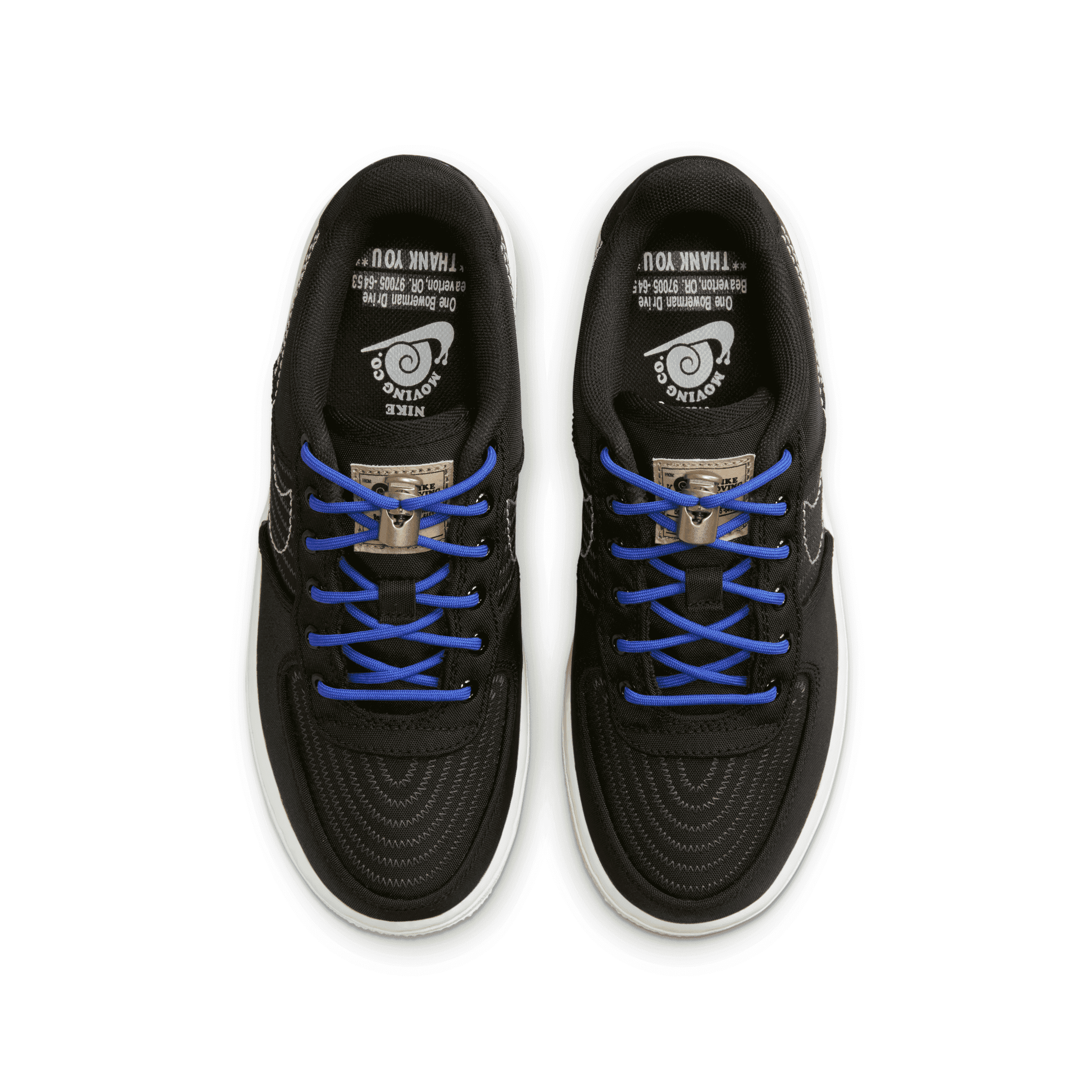 靴 Nike GS Air Force 1 Low Moving Company GS) Nike Air Force 1 LV8 'Moving Company - Black' DV1622-001