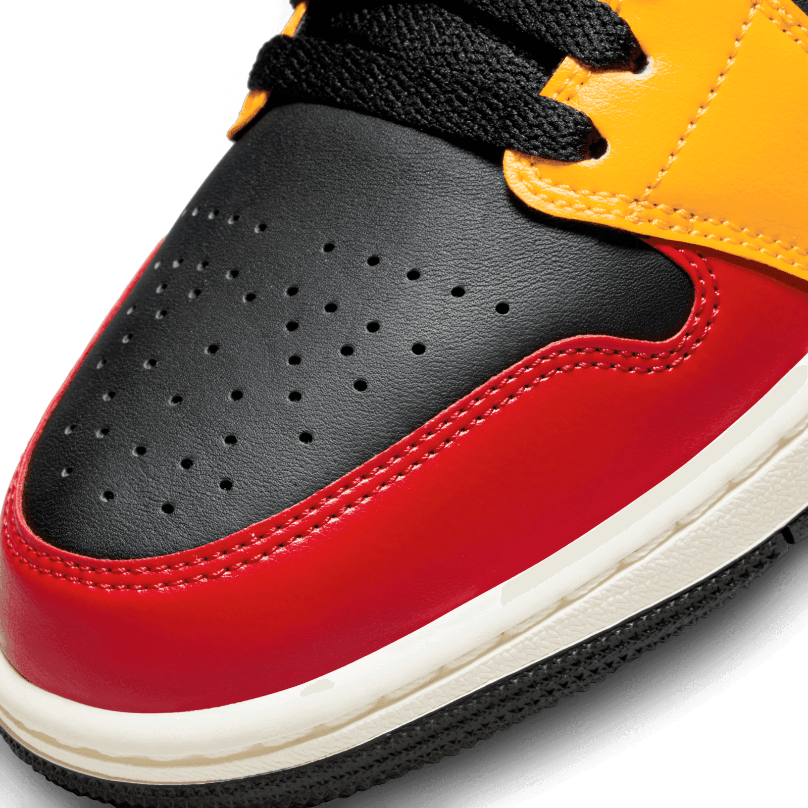 Jordan Low-Top Sneaker in Bright Yellow with Black & Red Accents Jordan Brand to Retro the Air Jordan 1 Low OG  main image 3