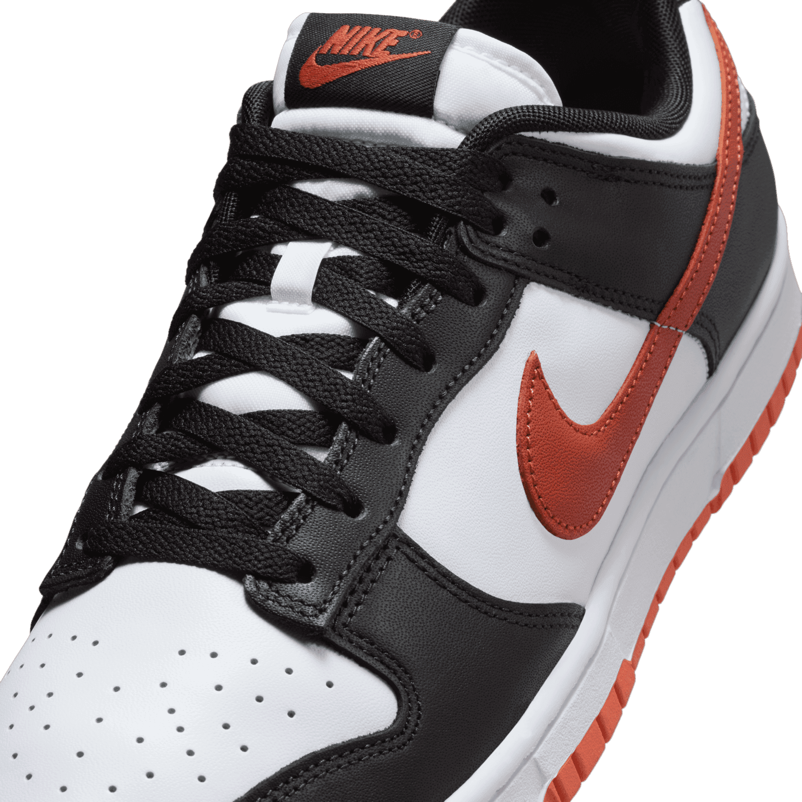 NIKE Dunk Low レッド/ホワイト/ブラック 8 Men's) Nike Dunk Low Retro 'Red Swoosh Panda' : Amazon.ca