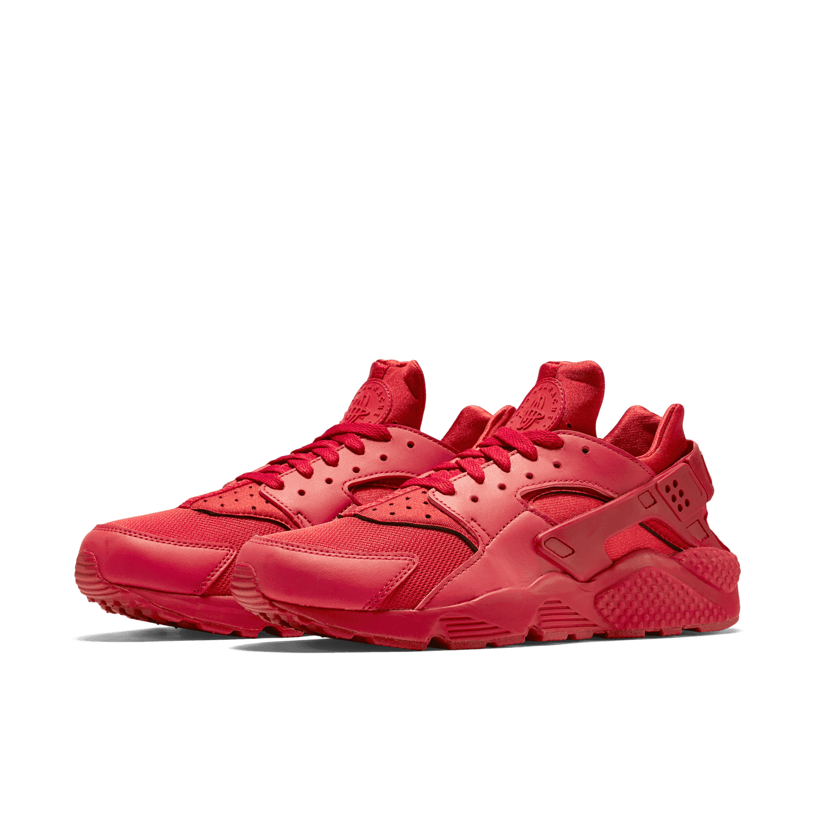 Nike Mens Air Huarache 318429-660 Red Running Shoes Sneakers Size 12 Nike Air Huarache Triple Red Running Shoes Sneakers 318429  main image 2