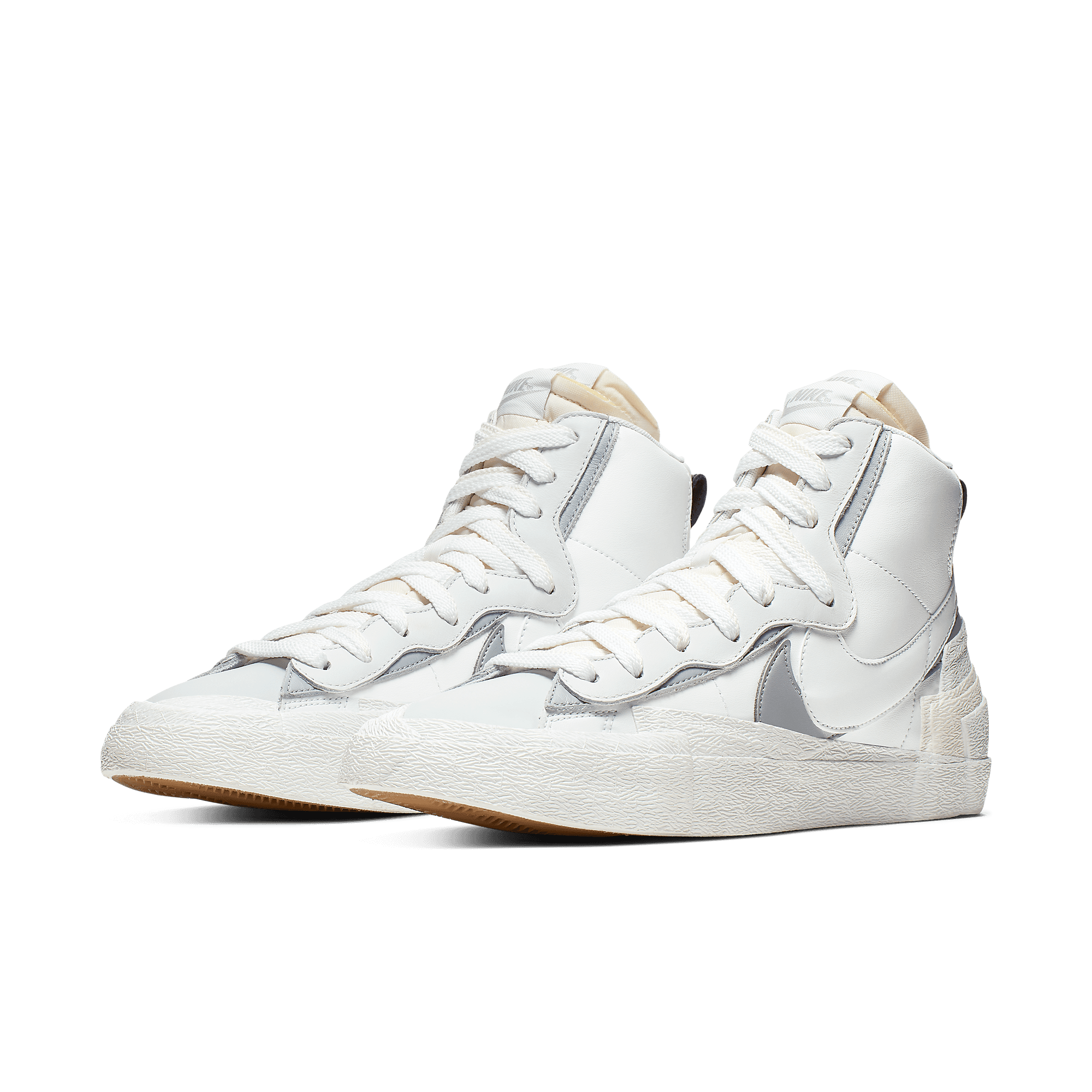 Nike sacai x Blazer Mid 'White Grey' - BV0072-100 Raffles & Where