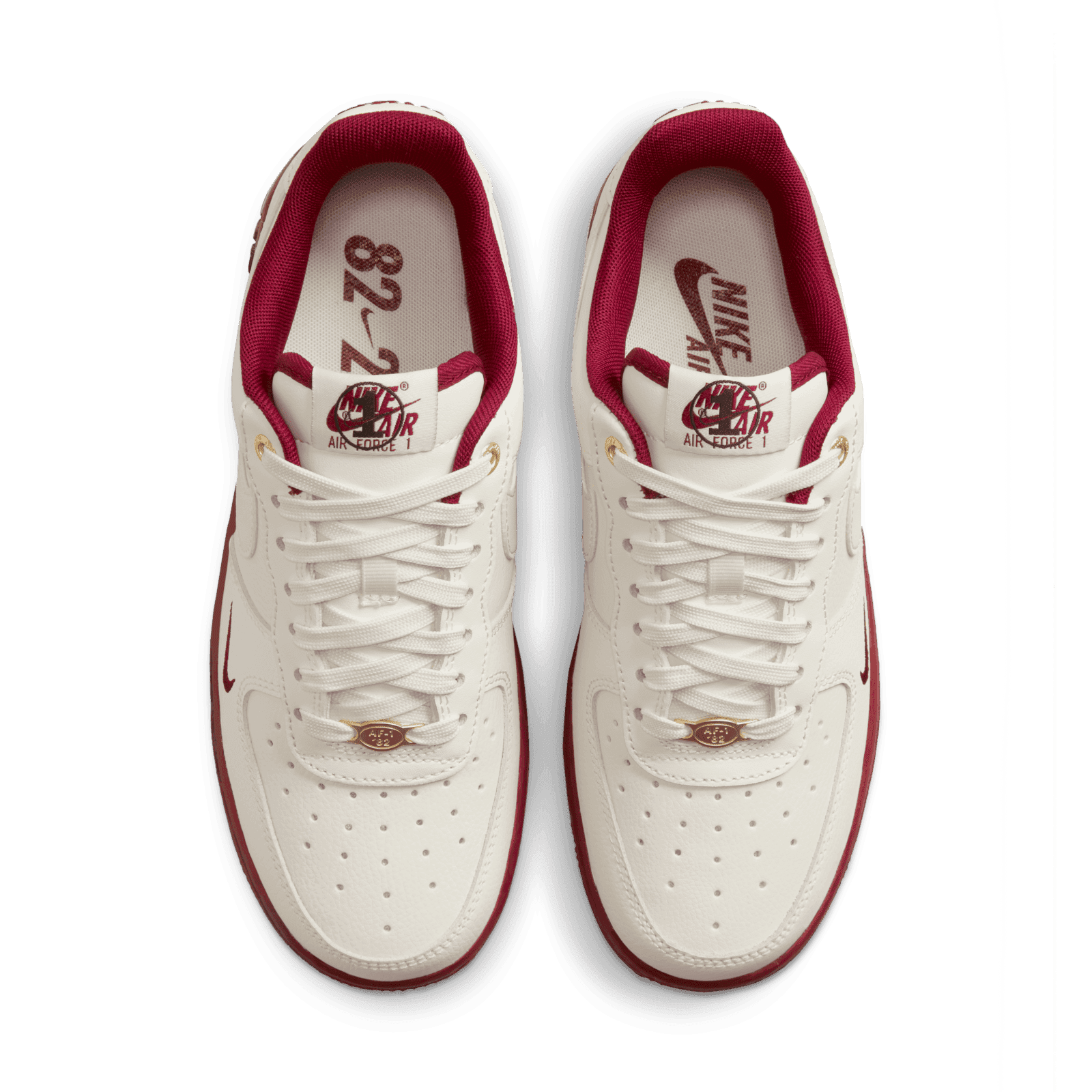 NIKE ★ Air Force 1 '07 LV8 40th Anniversary ★Sail/Team Red Nike Air Force 1 '07 SE 40th Anniversary - Sail Team Red