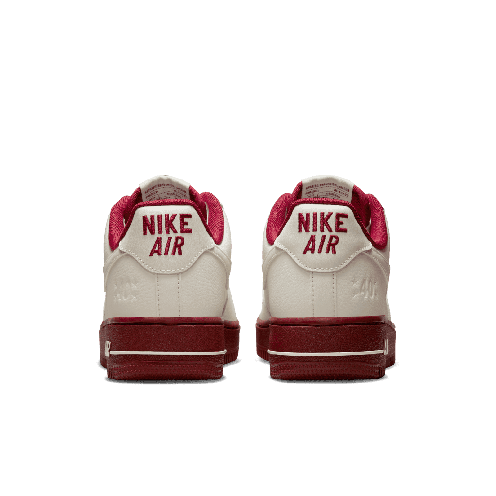 Nike Air Force 1 Low 40th Anniversary Sail Team Red (W