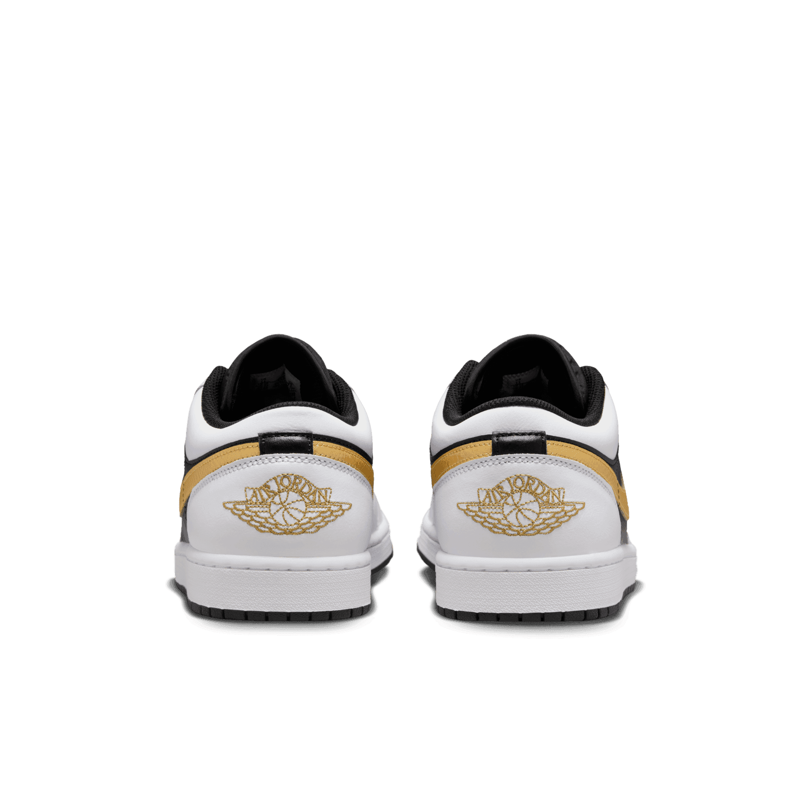 Air Jordan 1 Low White Black Metallic Gold - 553558-172 Air Jordan 1 Low White Black Metallic Gold - 553558-172