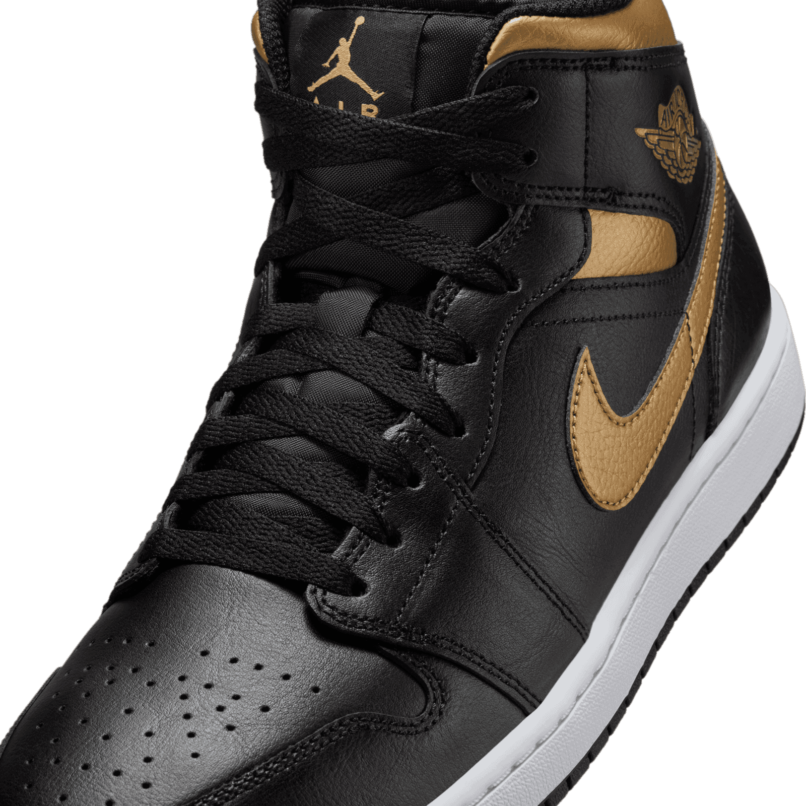 Air Jordan 1 Mid Black Gold - DQ8426-071 Raffles & Where to Buy