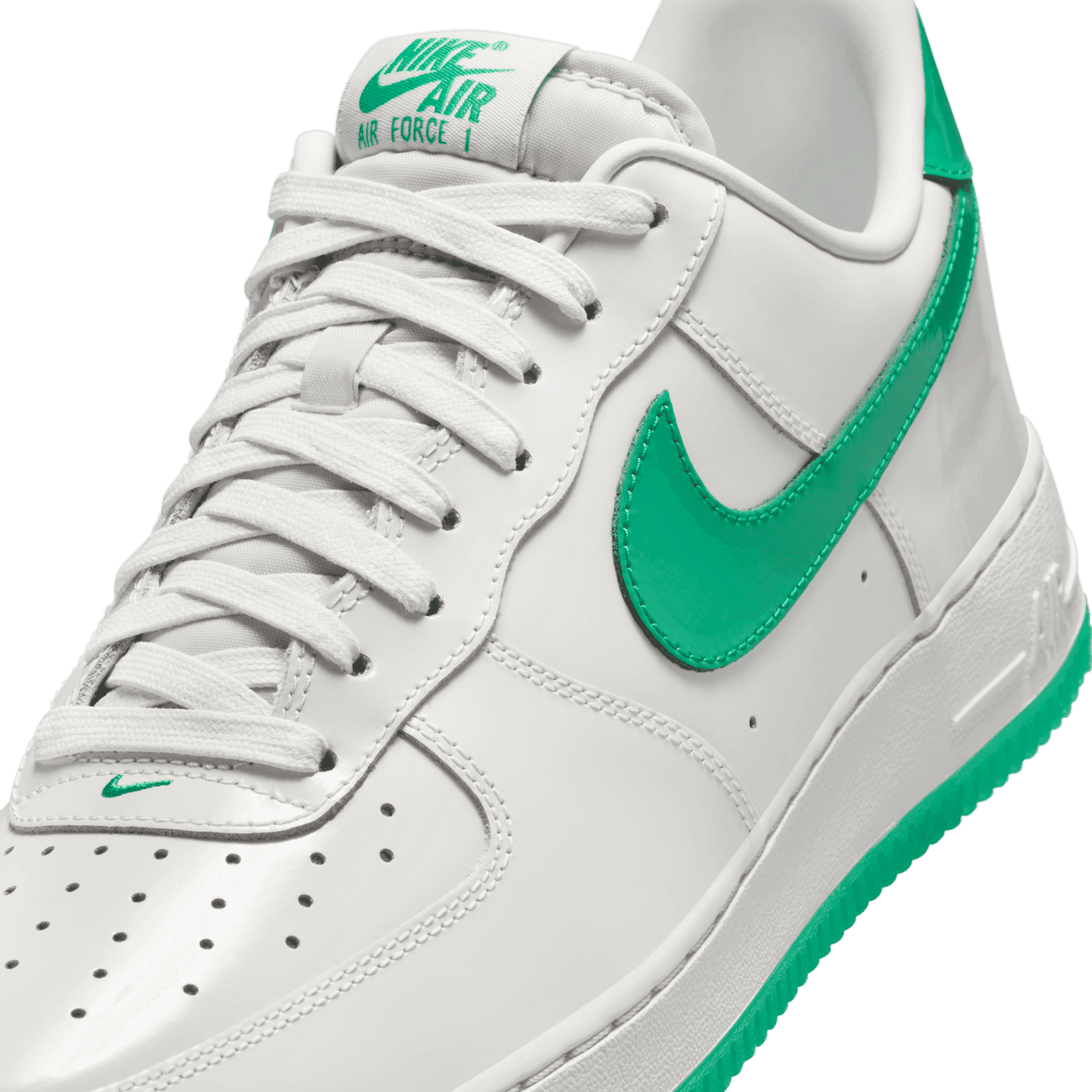 Nike Air Force 1 '07 Premium 'Platinum Tint Stadium Green