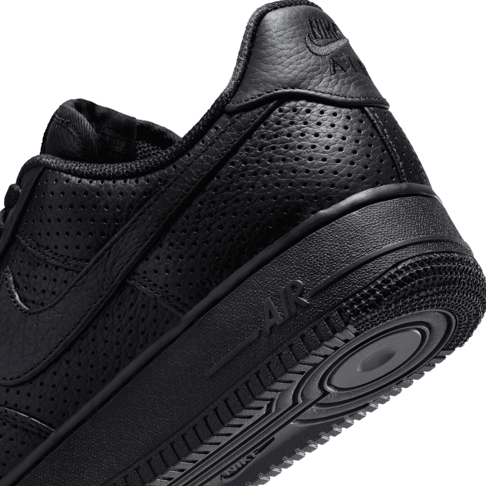 Nike Air Force 1 Low Black Perforations - HF8189-001